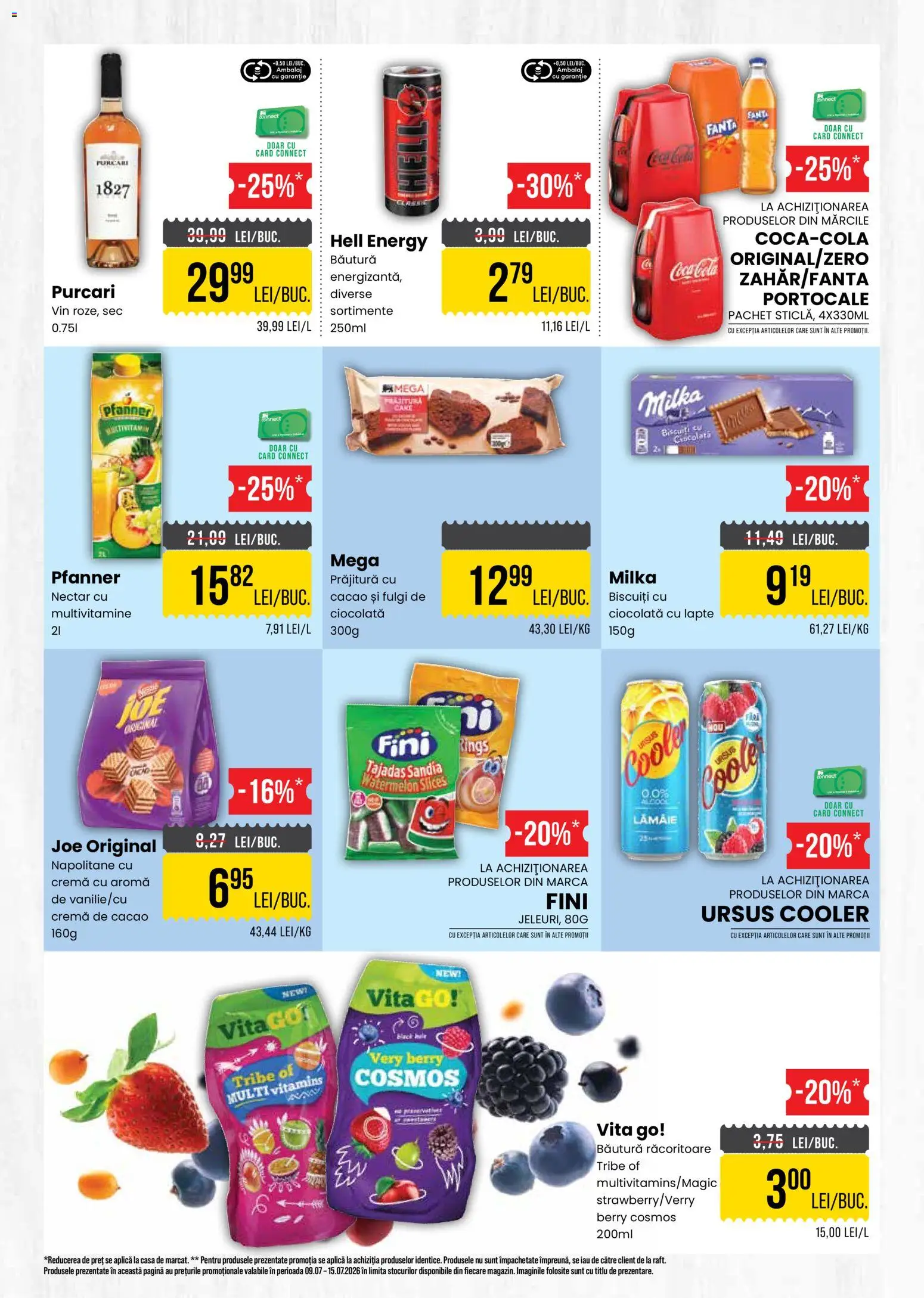 Noul catalog Mega Image – valabil de la 09.07.2026 | Pagină: 3 | Produse: Amerikan servis, Cremă, Ciocolată, Biscuiți