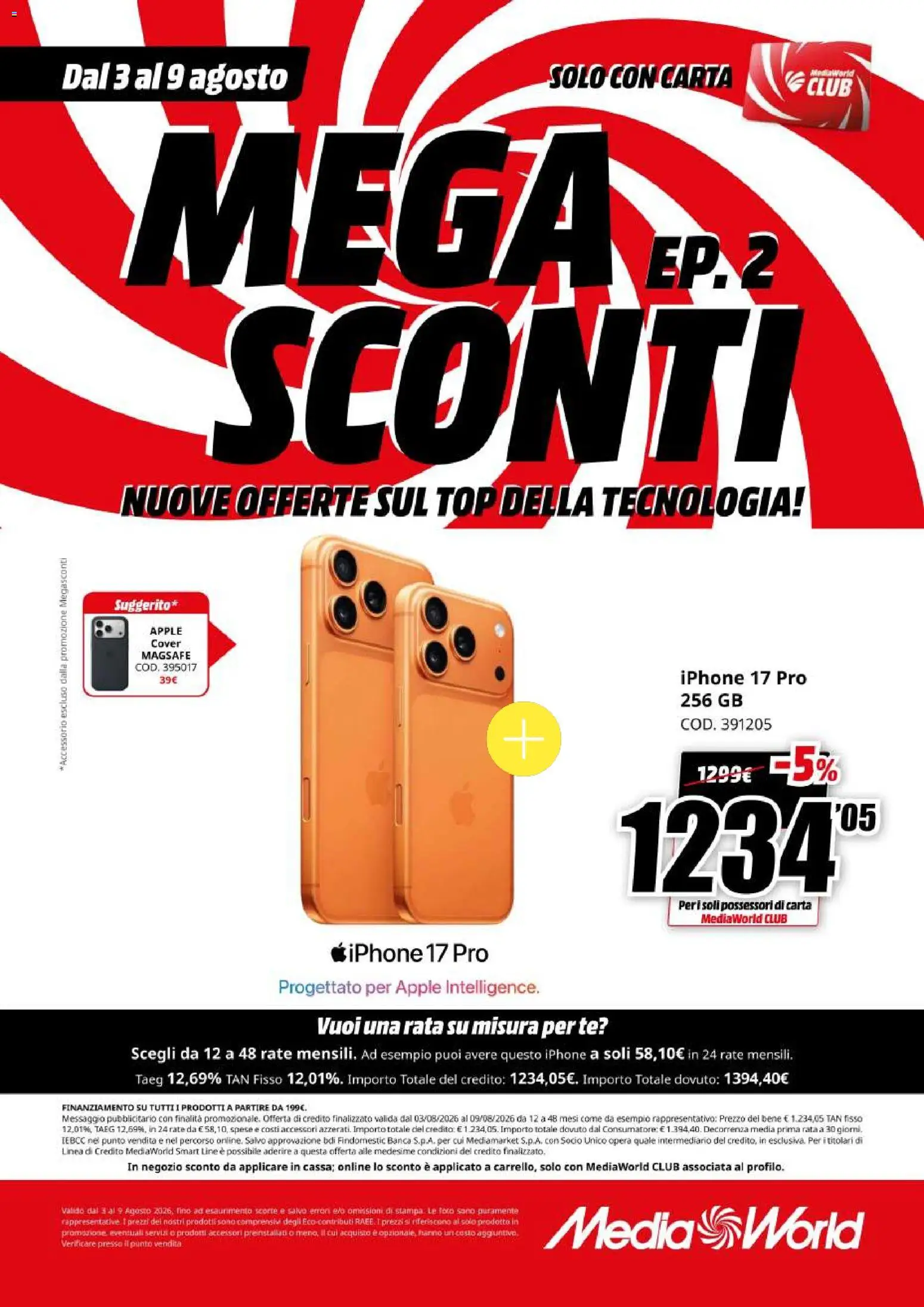 Volantino Media World del 03/08/2026 | Pagina: 6