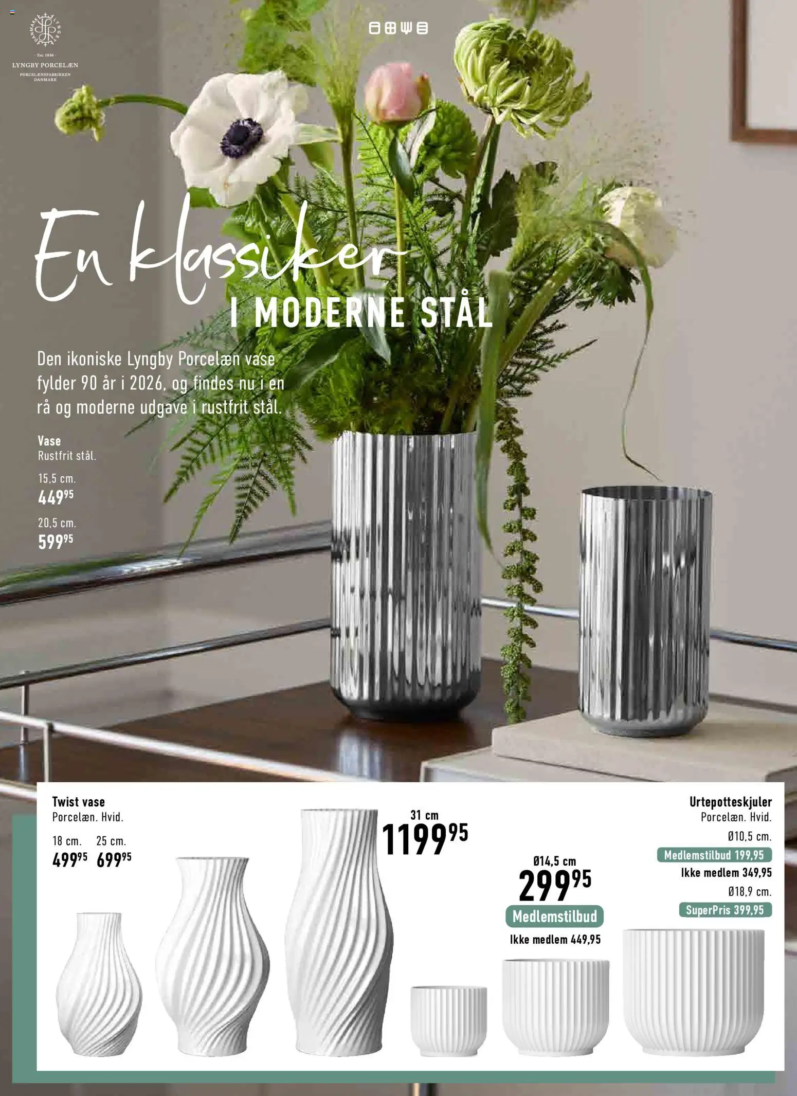 Imerco tilbudsavis – gyldig fra 19/10/2026 | Side: 18 | Produkter: Vase, Urtepotteskjuler