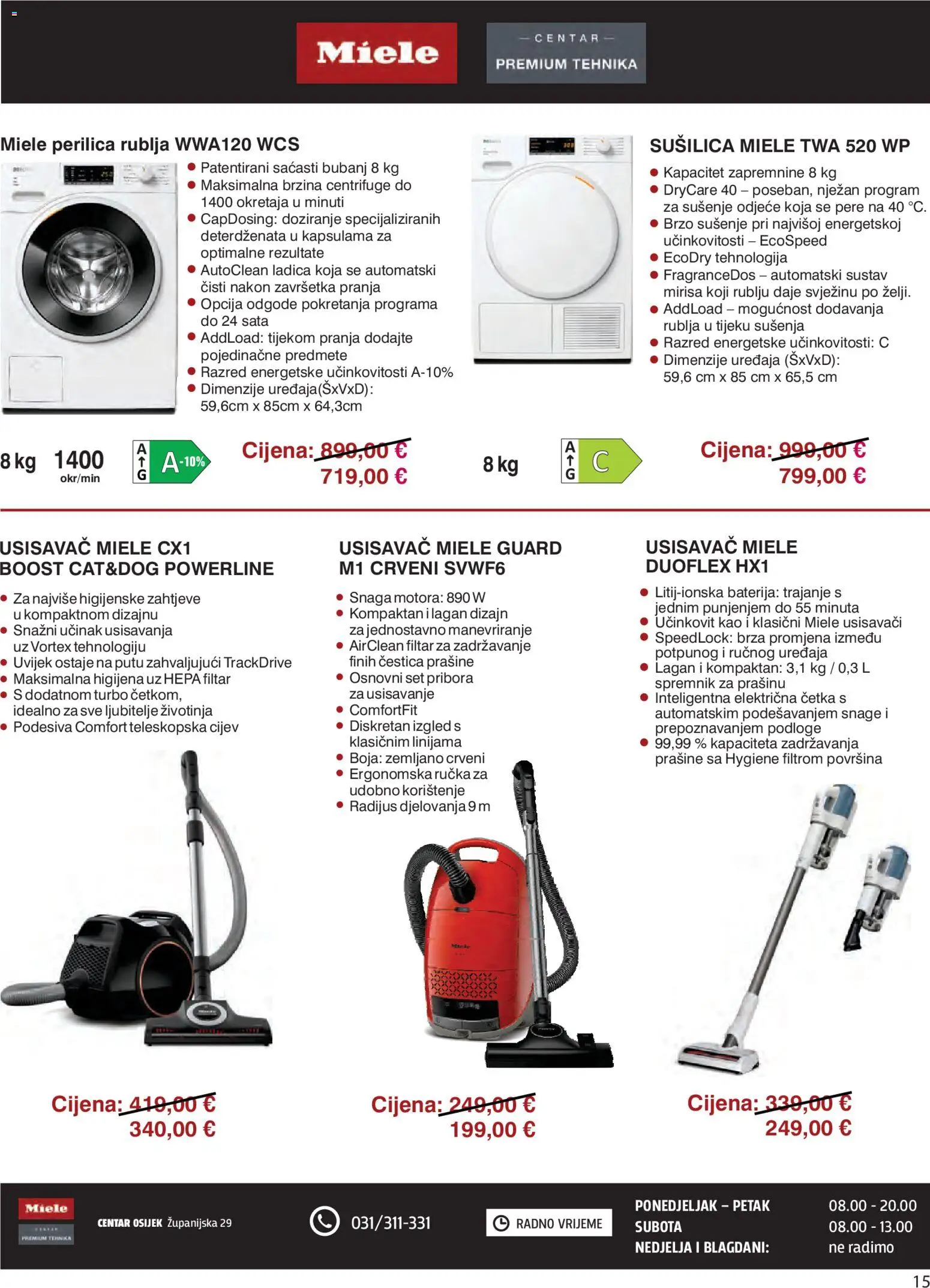 Centar Tehnike katalog | vrijedi od 25.05.2026 | Stranica: 15 | Proizvodi: Baterija, Četka, Perilica rublja, Sušilica