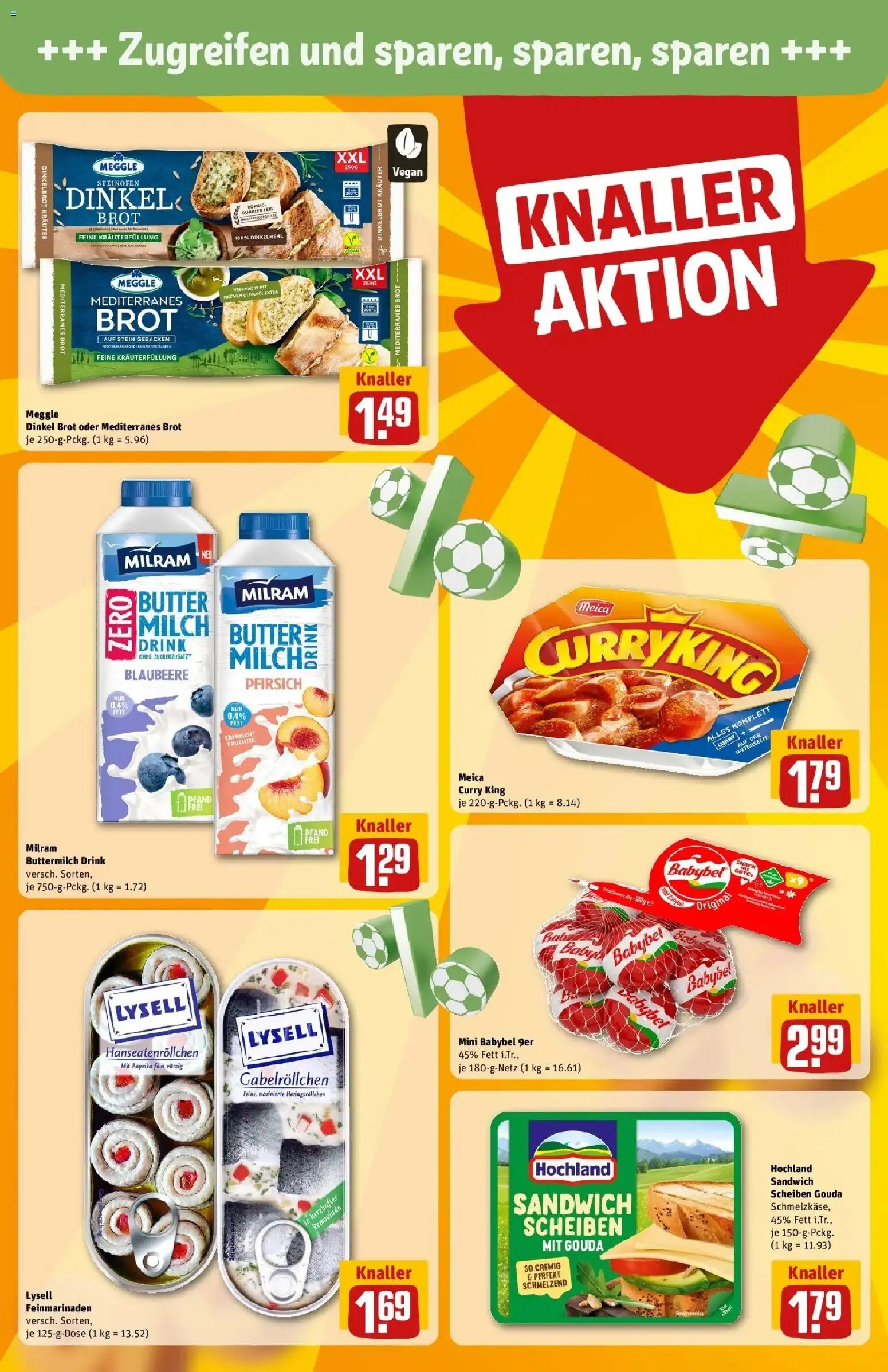 Rewe Prospekt Berlin / Gesundbrunnen – gültig ab 06.07.2026 | Seite: 14 | Produkte: Butter, Gouda, Milram, Pfirsich