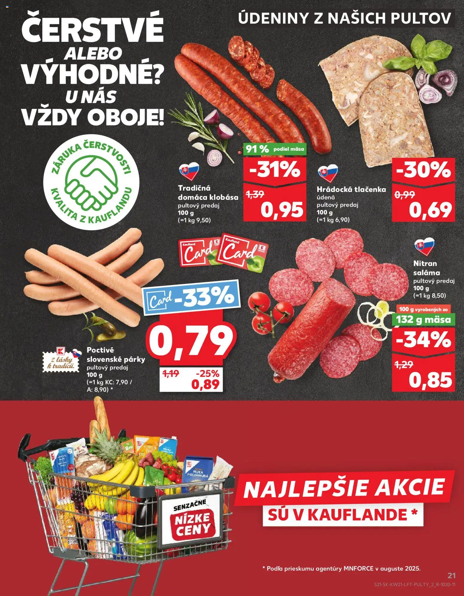 Kaufland SK akciós ujság - amely érvényes a következő dátumtól: 21.05.2026 | Oldal: 21