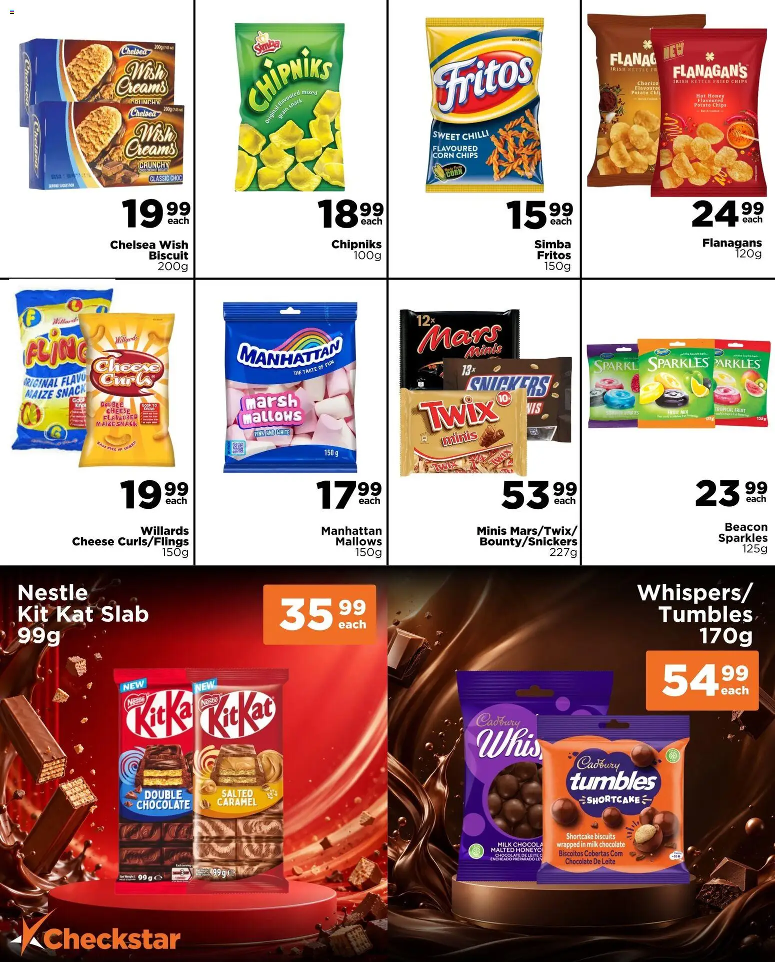 New Check Star catalogue – valid from 14/08/2026 | Page: 16 | Products: Kettle, Biscuits, Chocolate, Tropical fruit