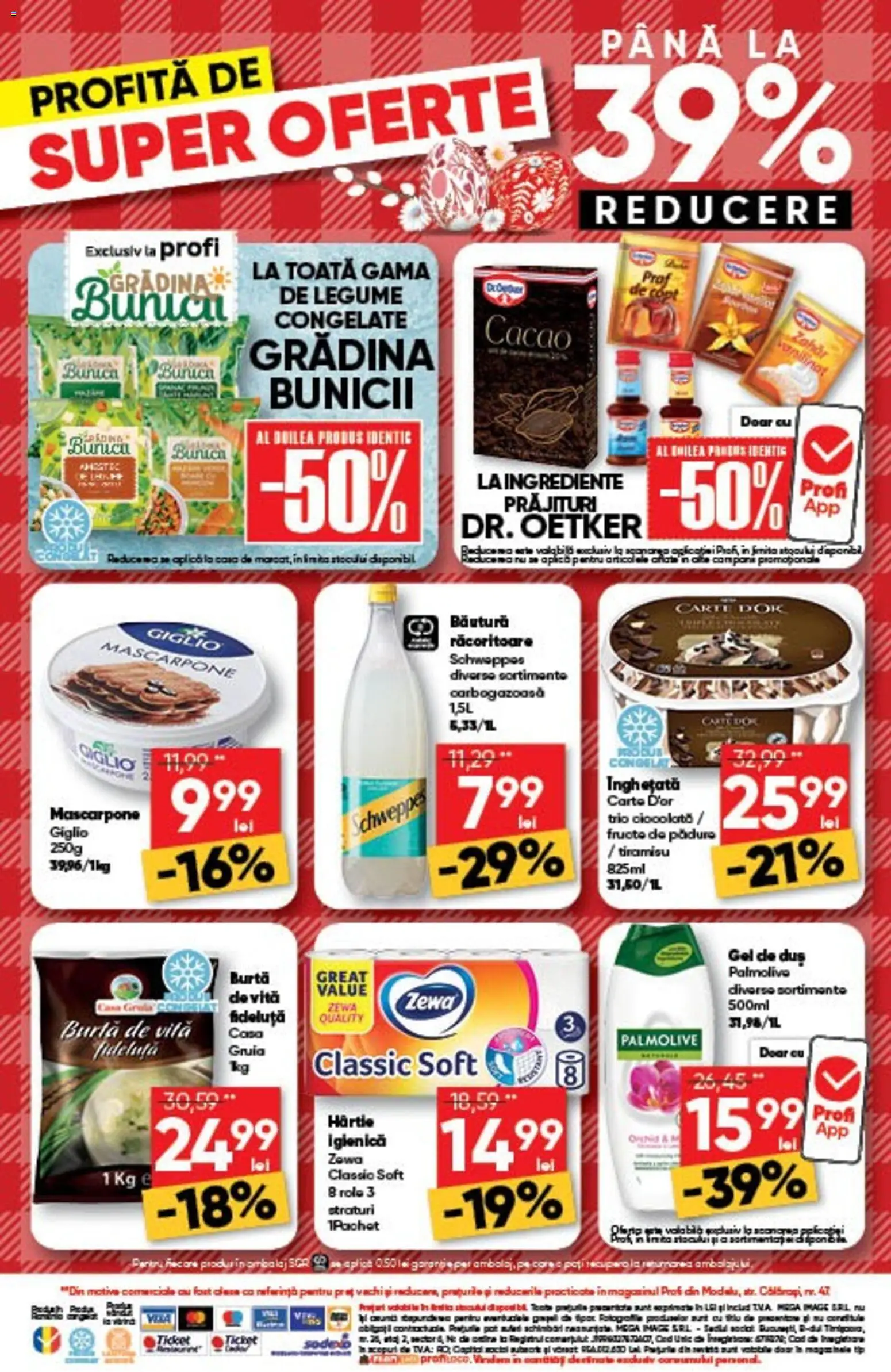 Noul catalog Profi – valabil de la 01.04.2026 | Pagină: 15 | Produse: Pară, Duș, Cacao, Înghețată