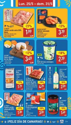 Vista previa Salmón ahumado, Origen Noruega. Alto contenido en omega 3. Madurado con sal seca. válido desde el 25.05.2026 | Página: 13