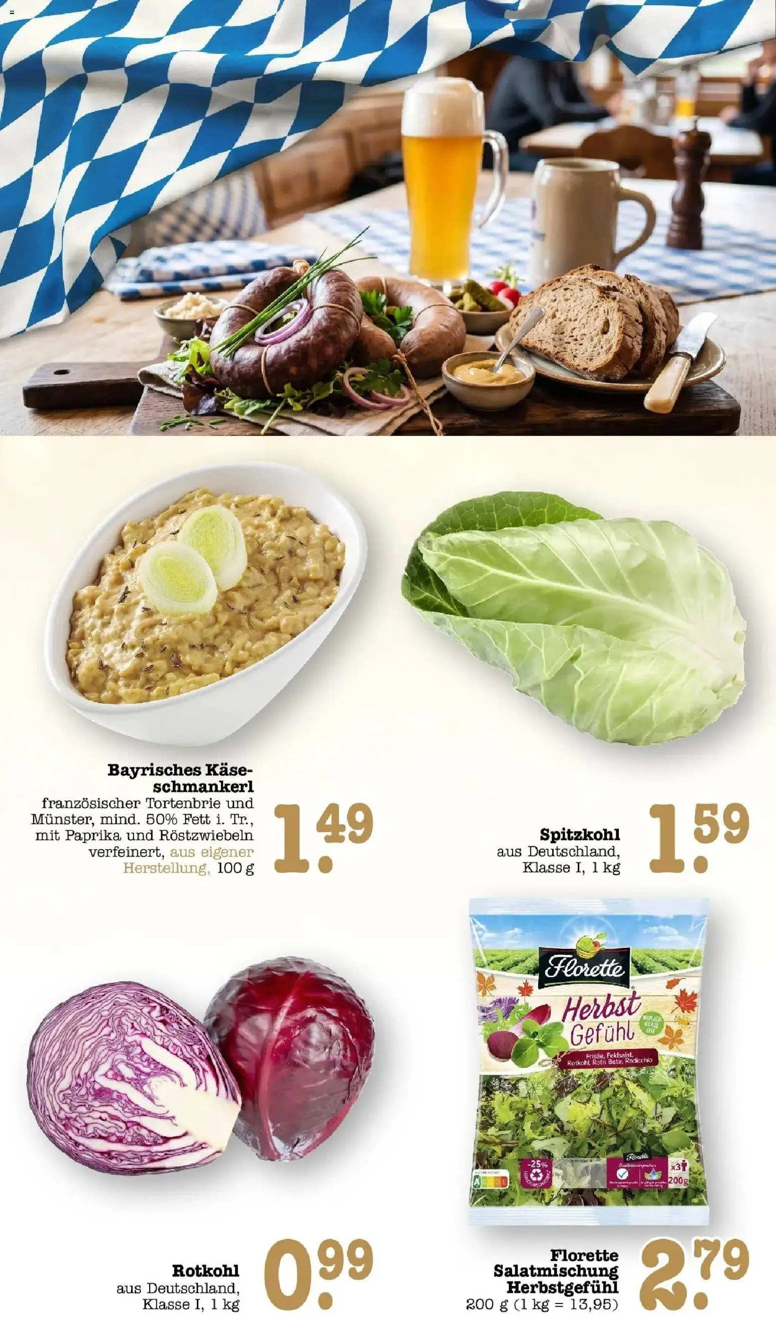 Edeka Prospekt Bühlertal (ab 05.10.2026) » Angebote Online | Seite: 8 | Produkte: Käse, Rotkohl, Paprika