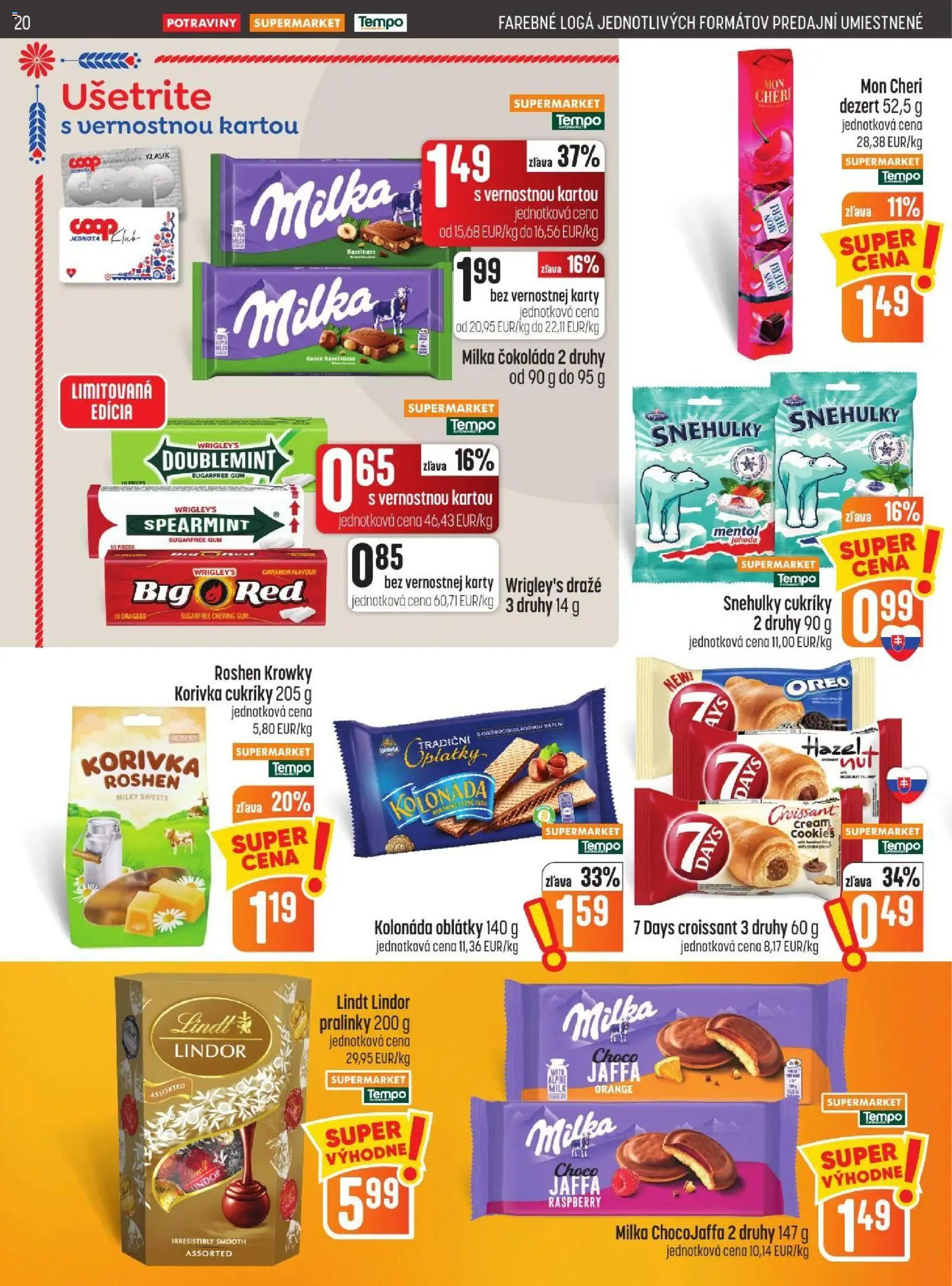 Nové COOP Jednota akcie – leták je platný od 22.10.2026 | Strana: 20