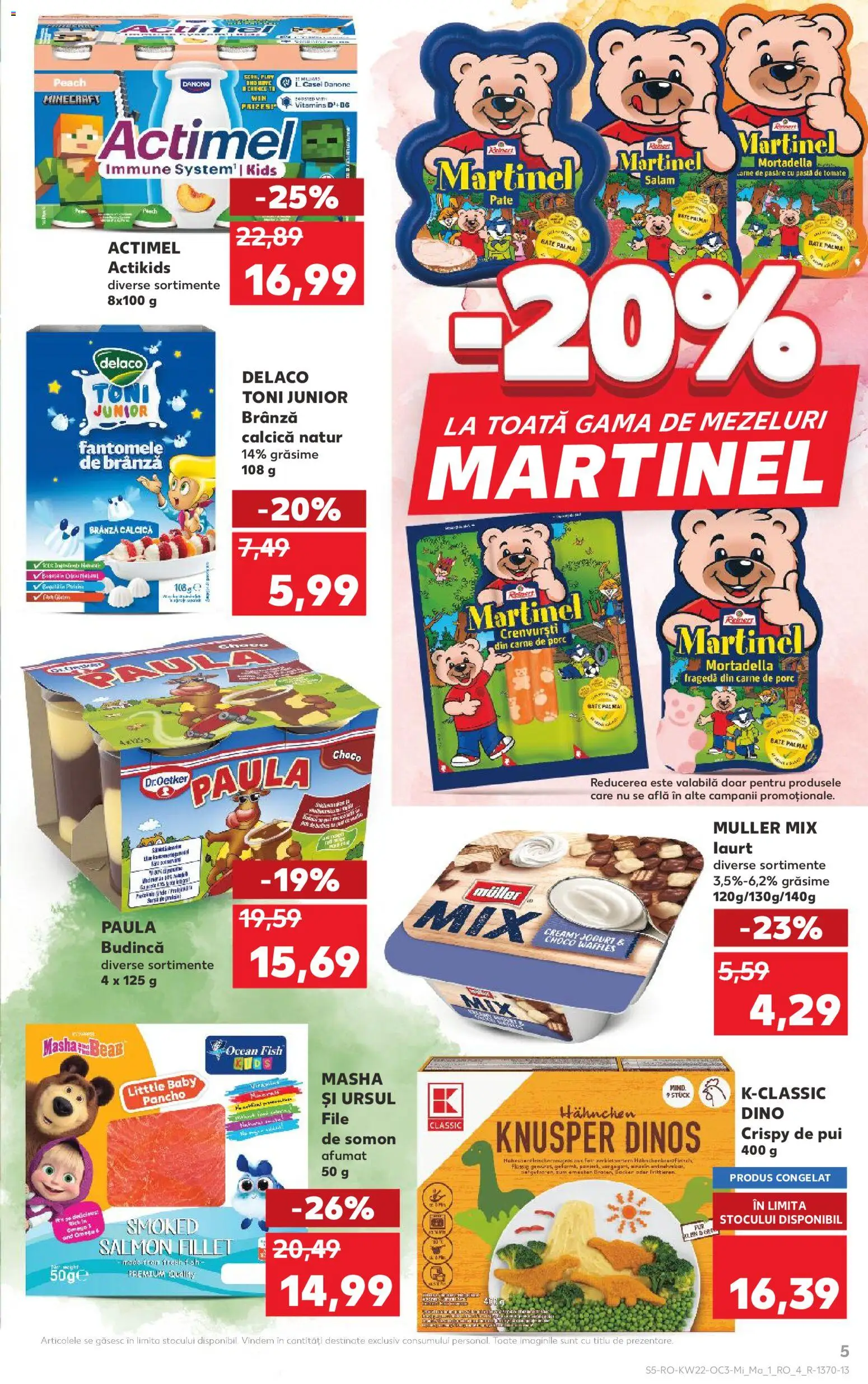 Noul catalog Kaufland – valabil de la 27.05.2026 | Pagină: 5 | Produse: Crenvurști, Pastă de tomate, Salam, Carne De Porc