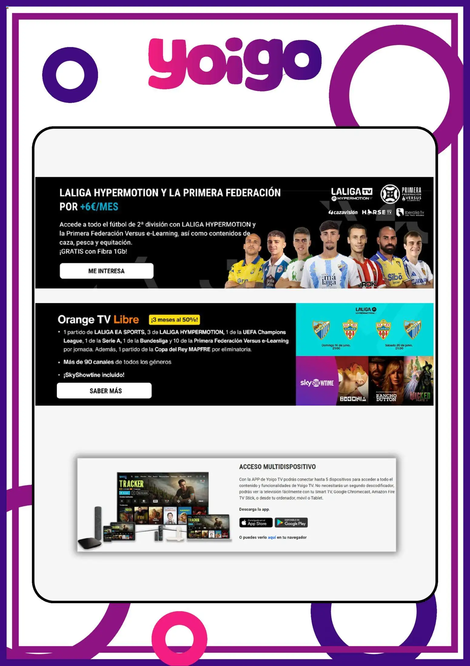 Yoigo ofertas │ válido desde el 15.06.2026 | Página: 3 | Productos: Televisión