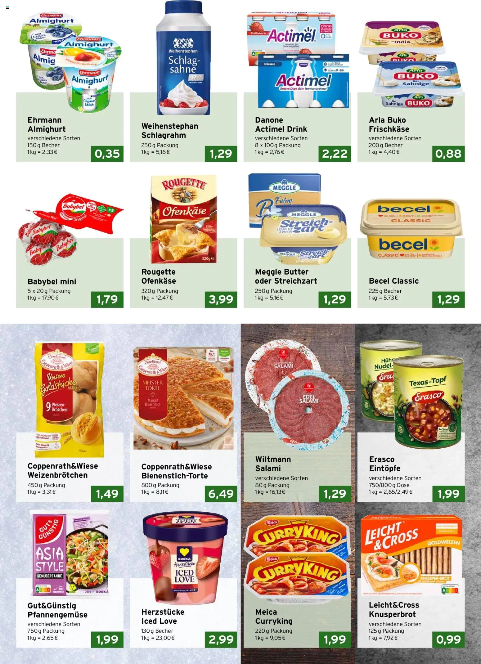 CAP Markt Prospekt – gültig ab 28.09.2026 | Seite: 2 | Produkte: Meica, Babybel, Erasco, Frischkase