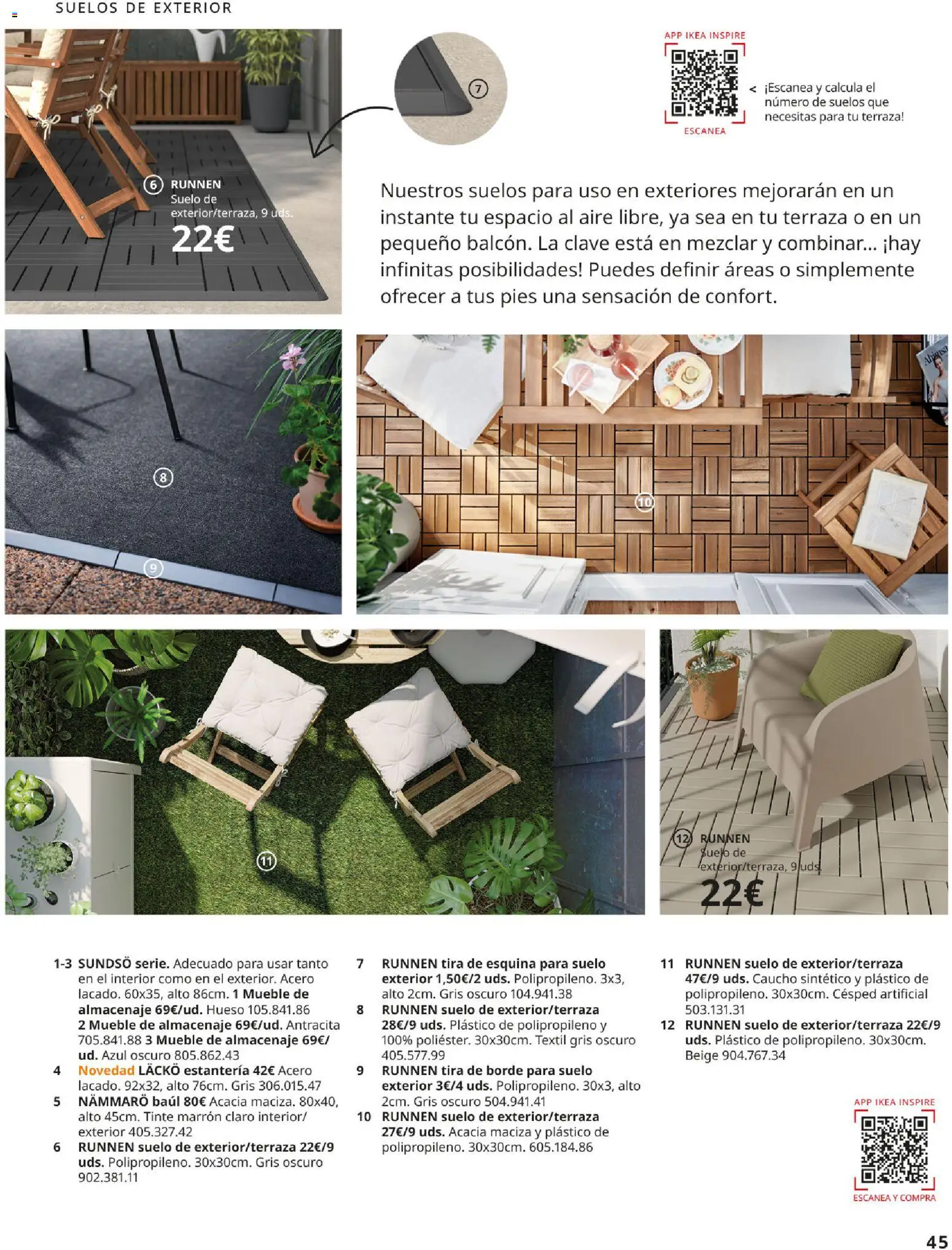 Catálogo IKEA Muebles de exterior │ válido desde el 17/12/2025 | Página: 45 | Productos: Tinte, Estantería, Almacenaje