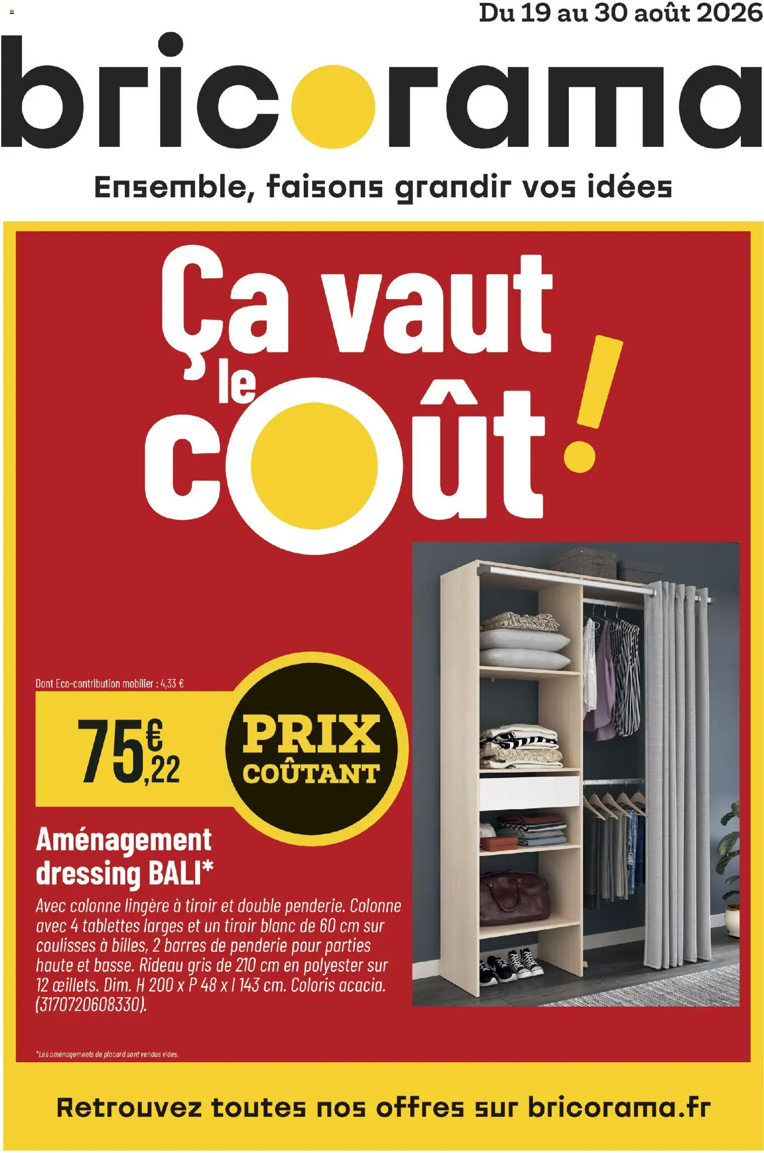 {H1} | Page: 1 | Produits: Penderie, Placard, Dressing, Rideau