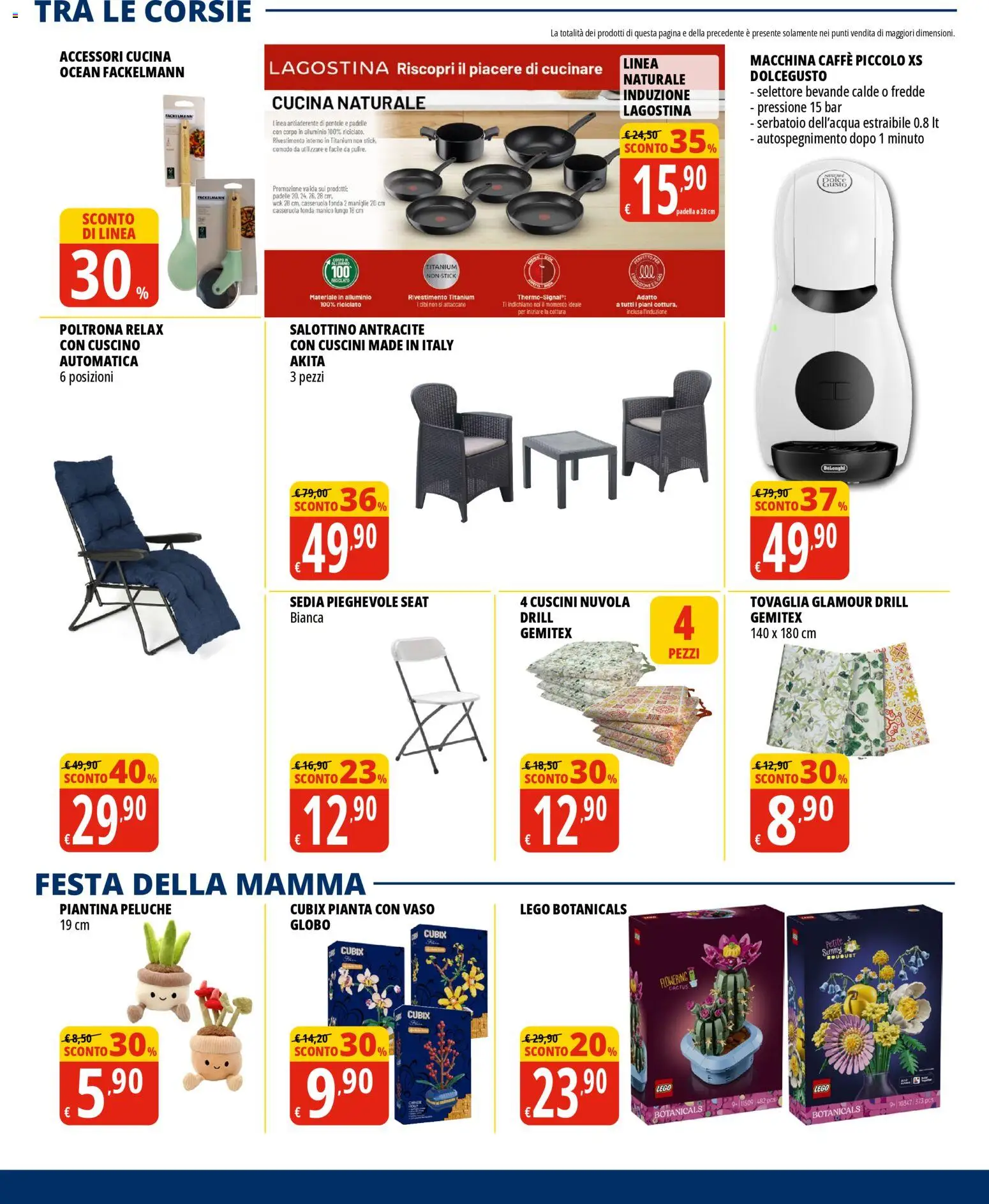 Volantino Tigros del 07.05.2026 | Pagina: 31 | Prodotti: Peluche, Caffè, Cuscino, Tovaglia