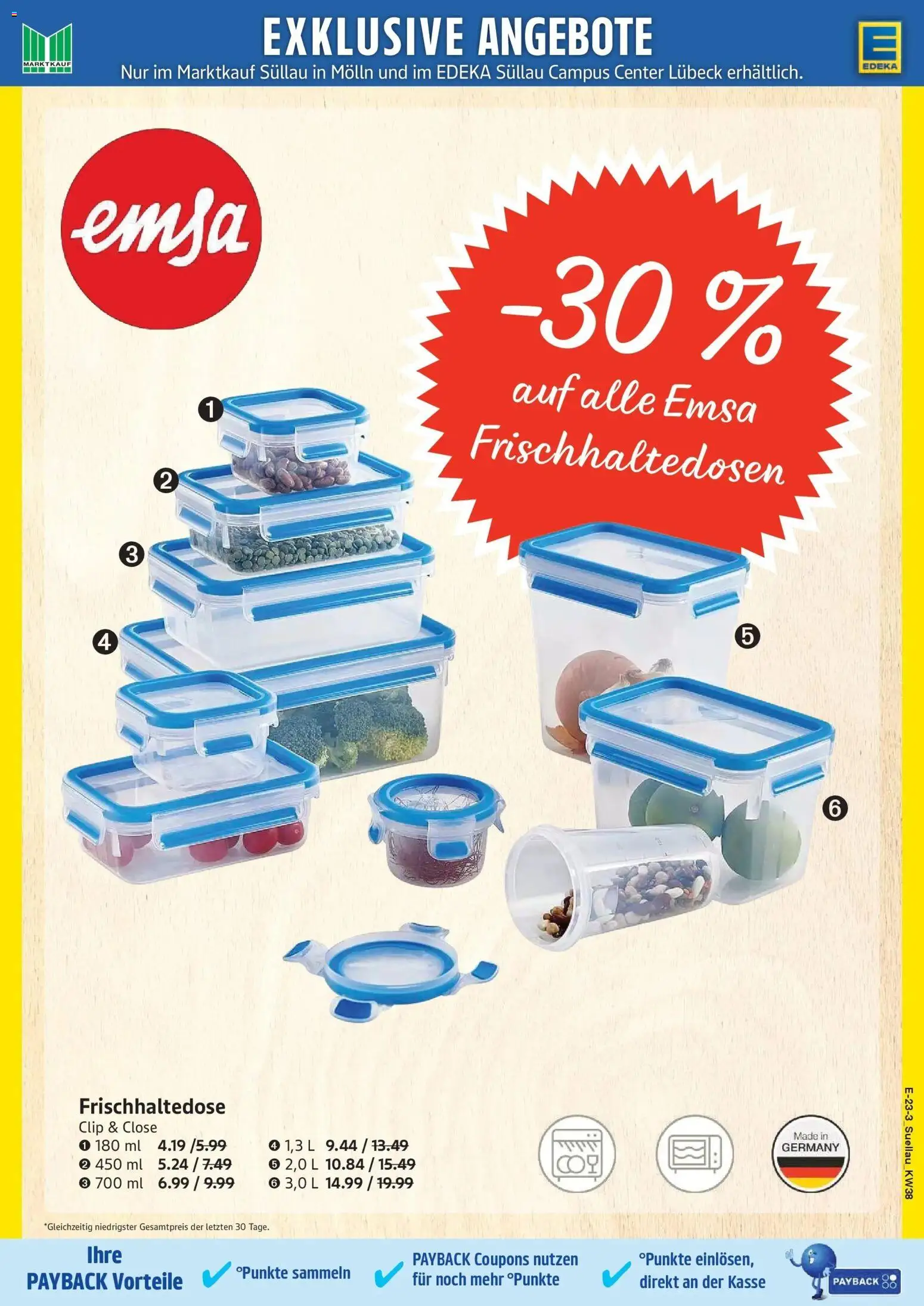 Edeka Prospekt Lübeck (ab 14.09.2026) » Angebote Online | Seite: 30