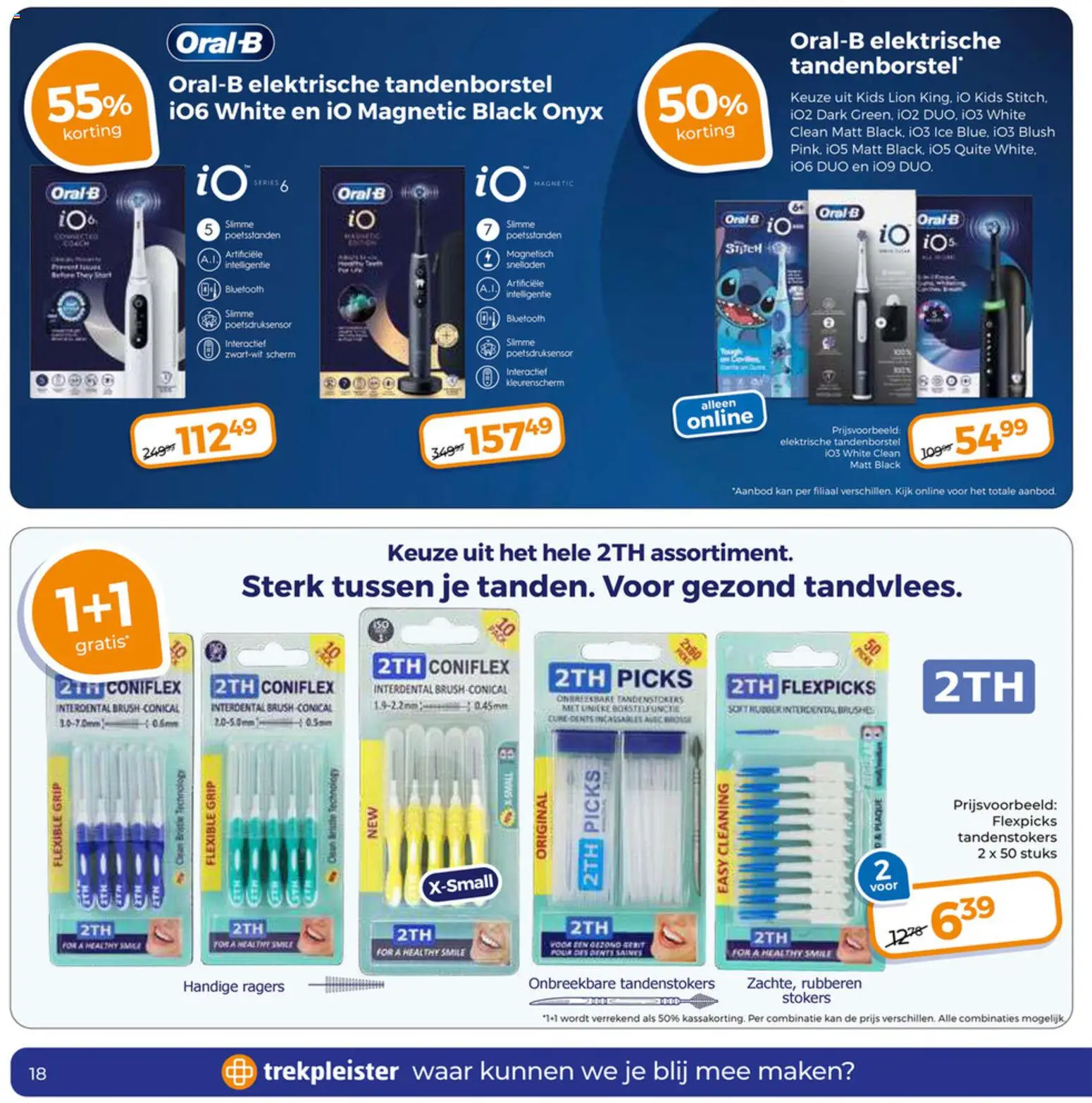 {H1} | Pagina: 18 | Producten: Tandenborstel, Kan, Elektrische tandenborstel, Scherm