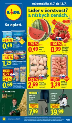 Lidl leták platný od 06.07.2026