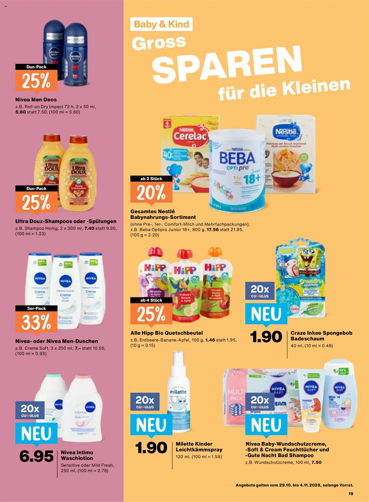 Migros aktionen – gültig ab 29.10.2026 | Seite: 19