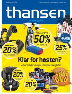 Forhåndsvisning av THANSEN kundeavis gyldig fra 28/08/2026