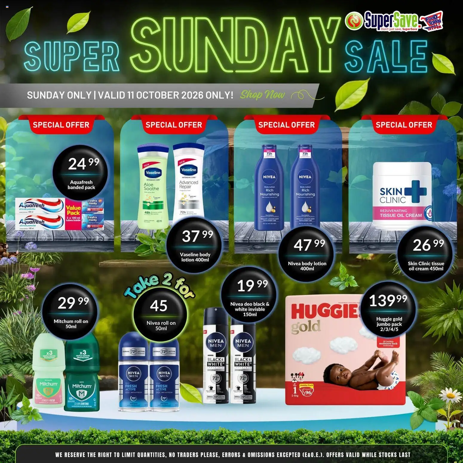 New Super Save catalogue – valid from 11/10/2026 | Page: 6 | Products: Lock, Oil, Cream, Lotion