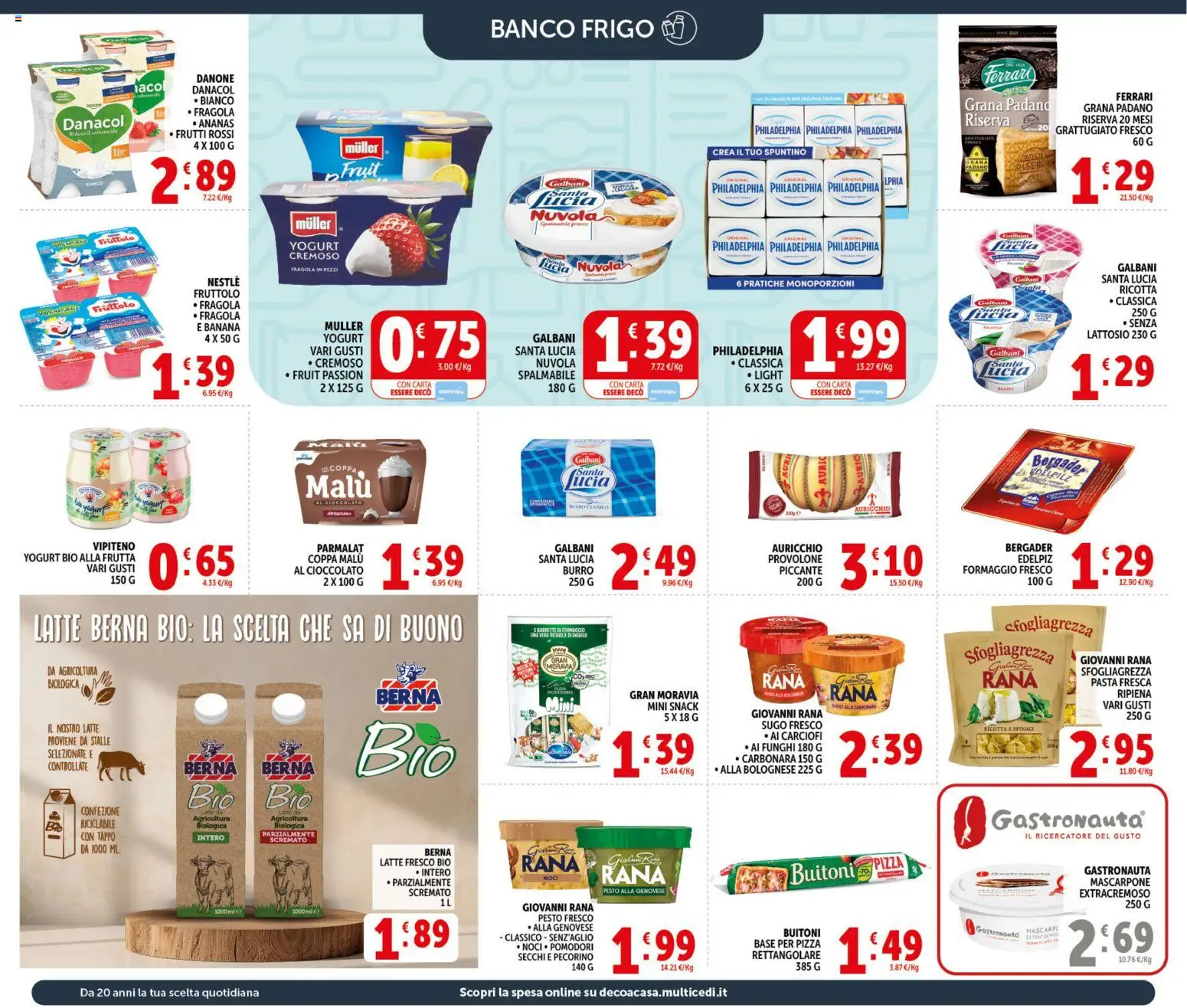 Volantino Decò del 29.05.2026 | Pagina: 12 | Prodotti: Provolone, Burro, Ananas, Ricotta