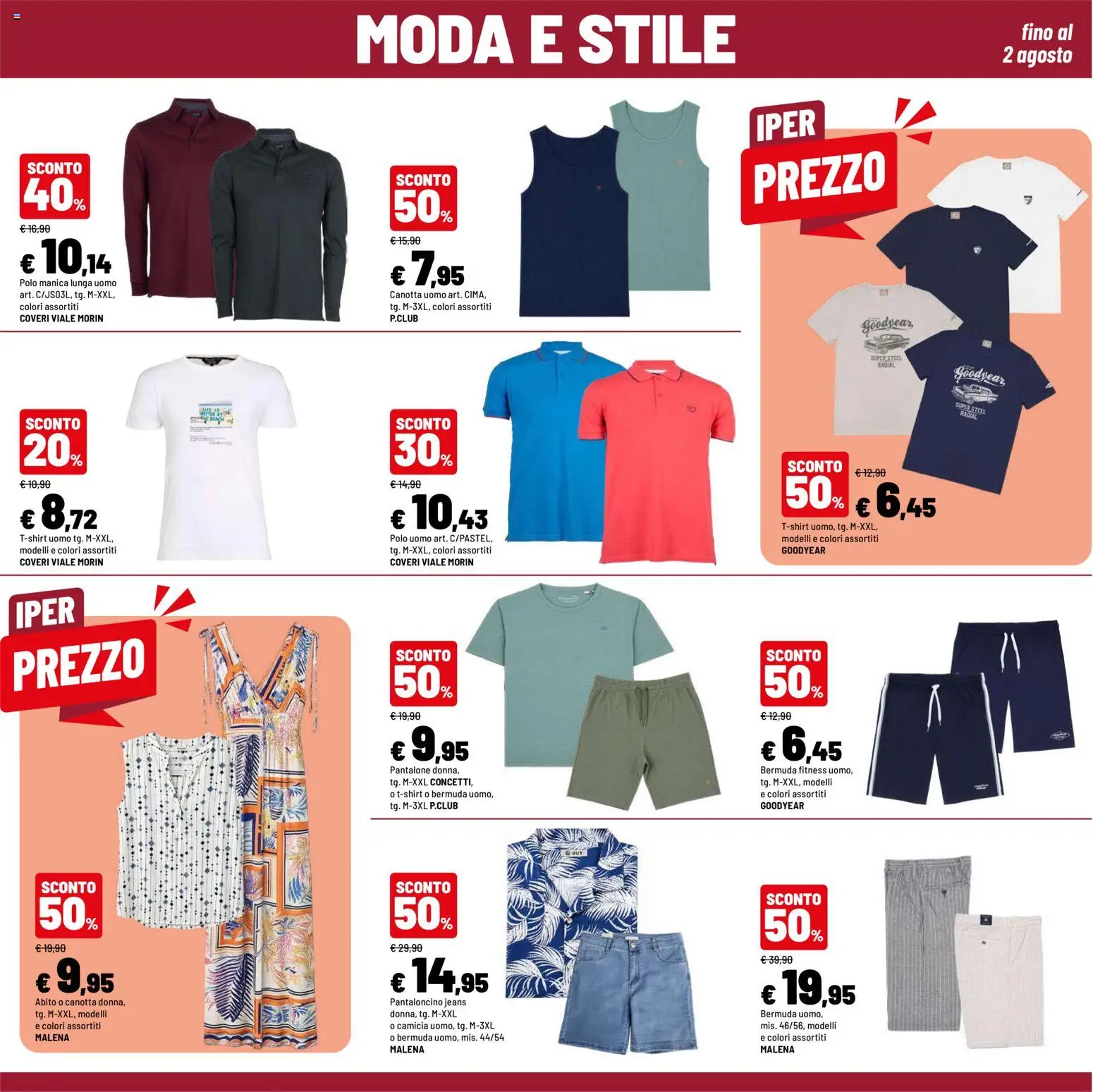 Volantino Iper del 09/07/2026 | Pagina: 30 | Prodotti: Camicia, Bermuda, Abito, Jeans