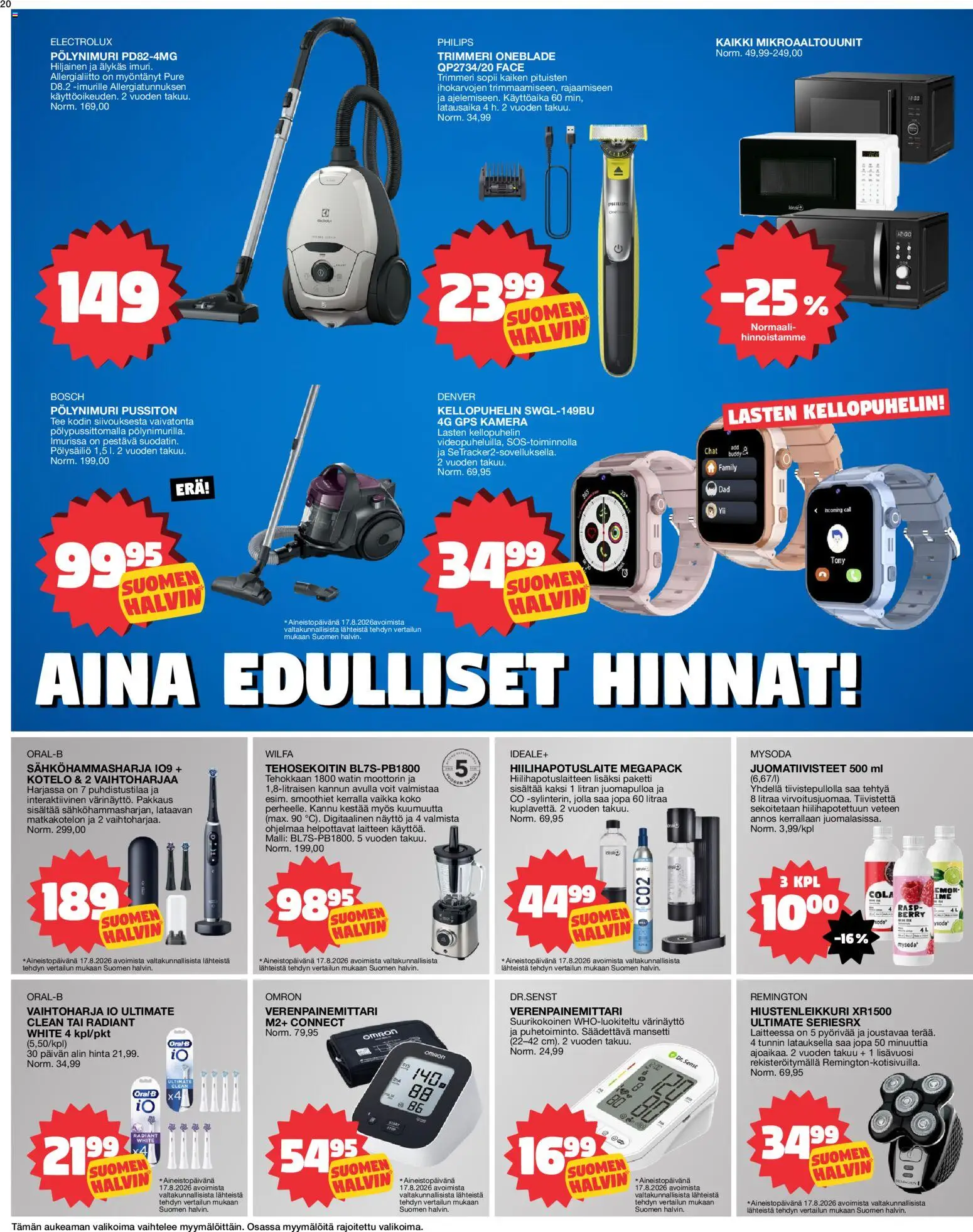 Tokmanni tarjoukset – voimassa 31/08/2026 alkaen | Sivu: 20