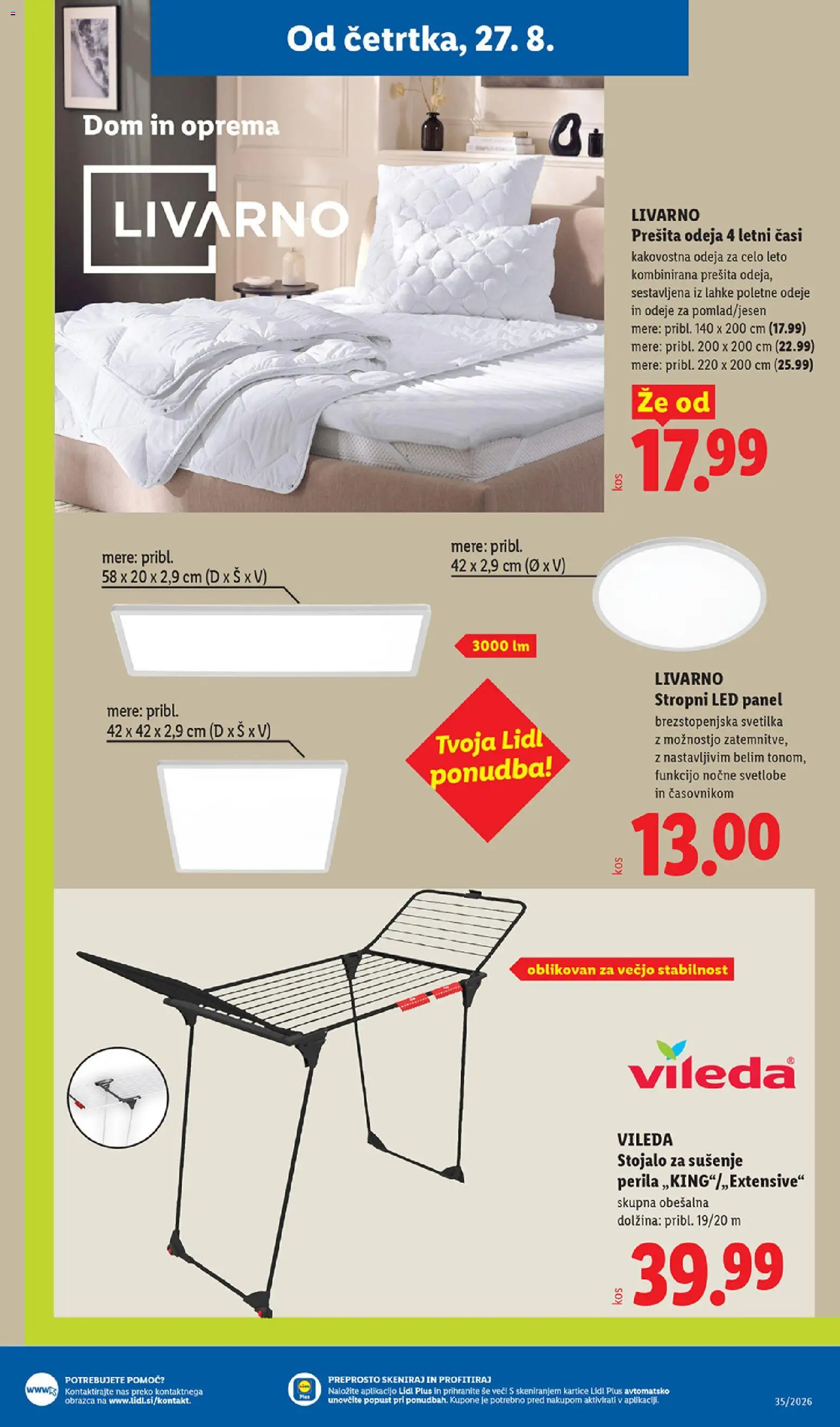 Novi Lidl katalog ponudbe – veljaven od 27.08.2026 | Stran: 29