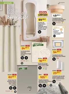 Pré-visualização Leroy Merlin Catálogo válido de 01/10/2026 | Página: 13 | Produtos: Candeeiro, Decoração, Espelho, Tapete