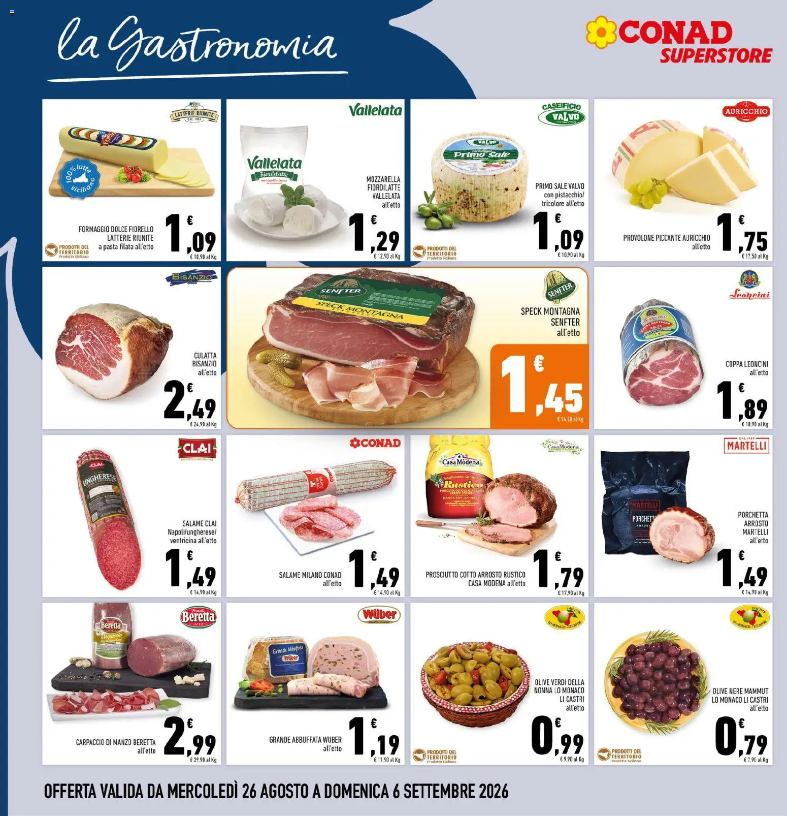Volantino Conad del 26/08/2026 | Pagina: 8