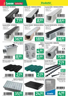 Jager katalog akcije – veljaven od 21.08.2026 | Stran: 10 | Izdelki: Predpraznik, Beton, Robnik, Zelena