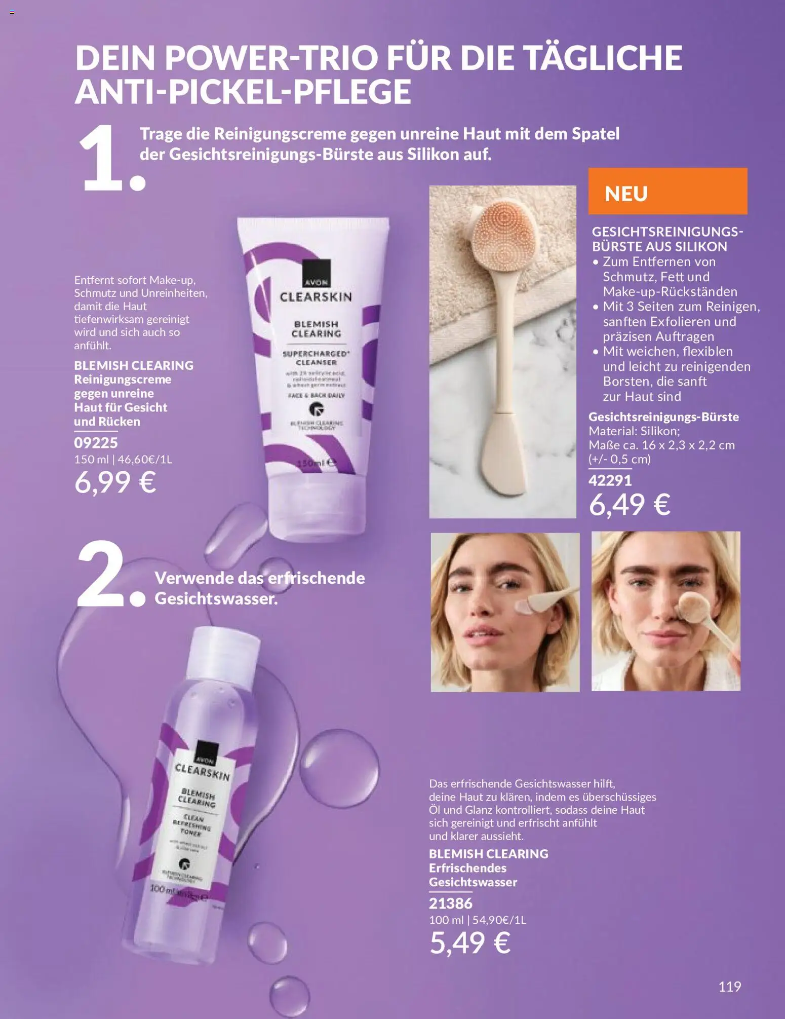 AVON Katalog Mai 2026 – gültig ab 01.05.2026 | Seite: 135 | Produkte: Öl, Bürste