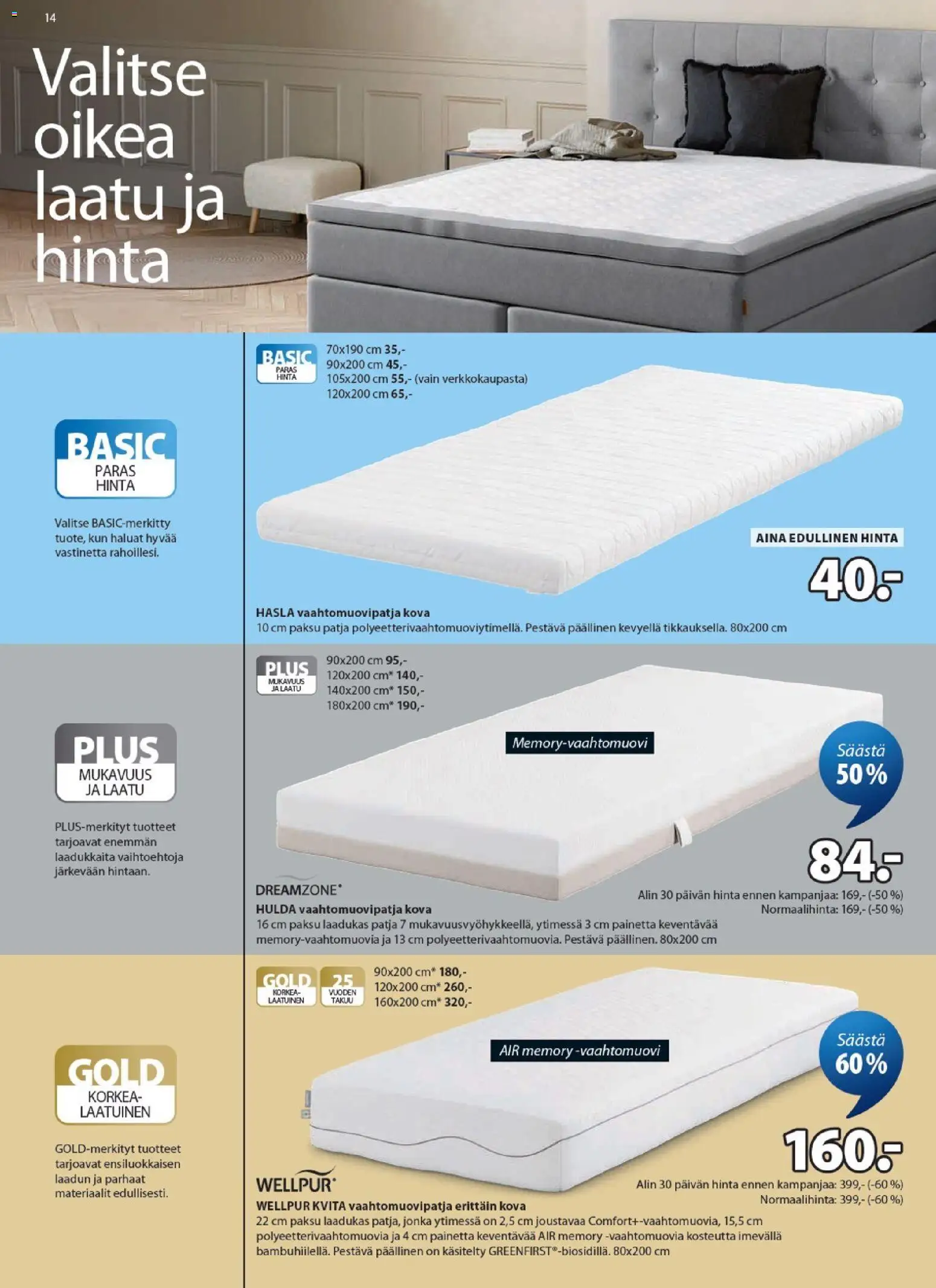 JYSK tarjoukset – voimassa 14.05.2026 alkaen | Sivu: 14