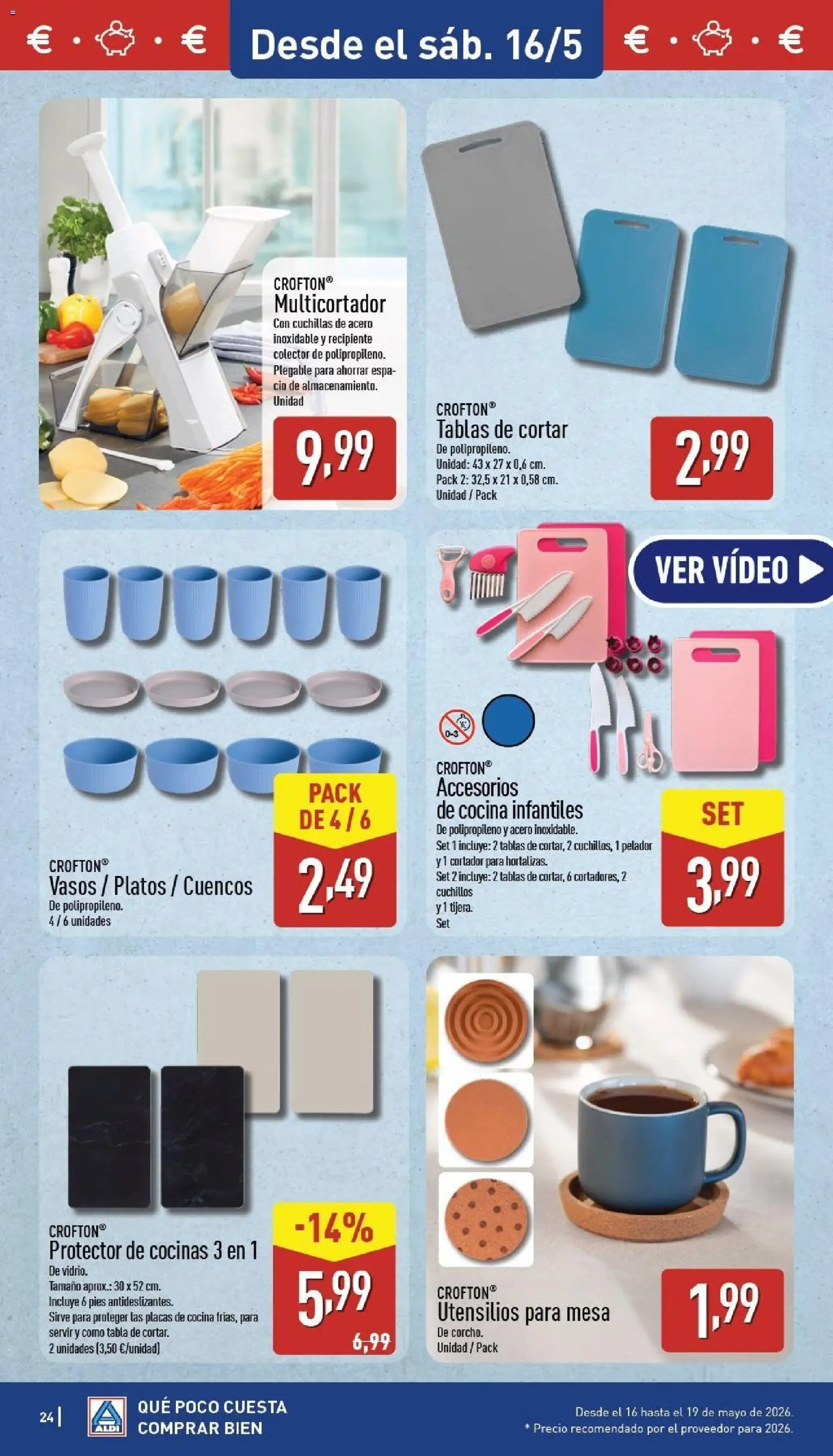 Aldi folleto Península │ válido desde el 11.05.2026 | Página: 24