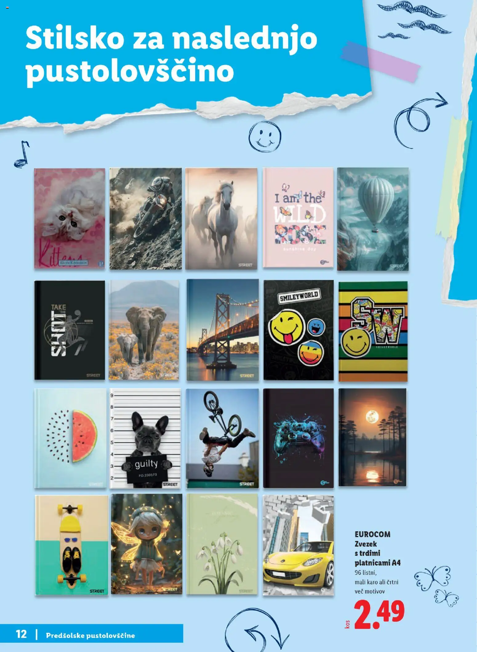 Novi Lidl katalog ponudbe – veljaven od 29.06.2026 | Stran: 12 | Izdelki: Zvezek