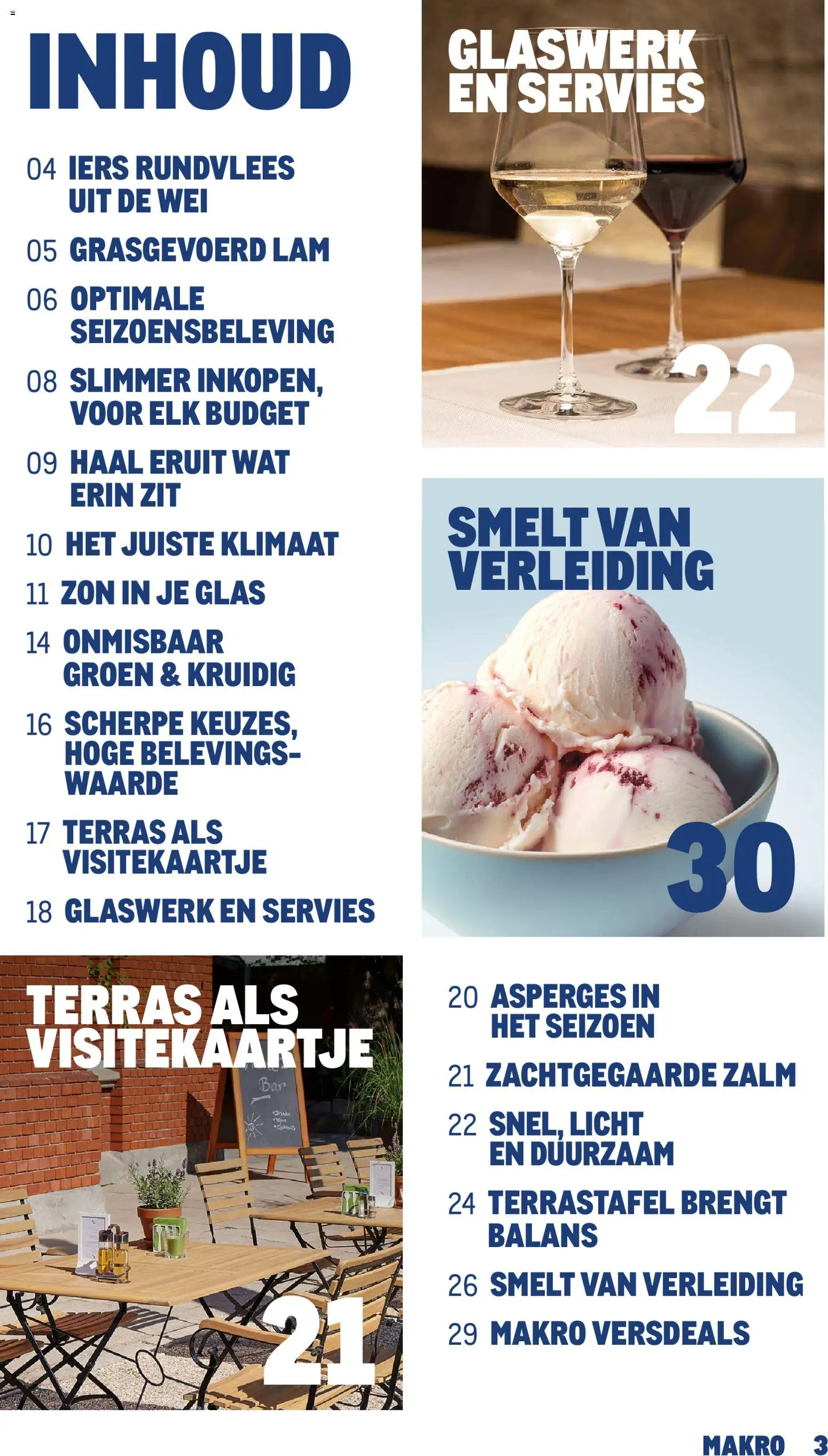 {H1} | Pagina: 3 | Producten: Asperges, Zalm, Rundvlees, Glas