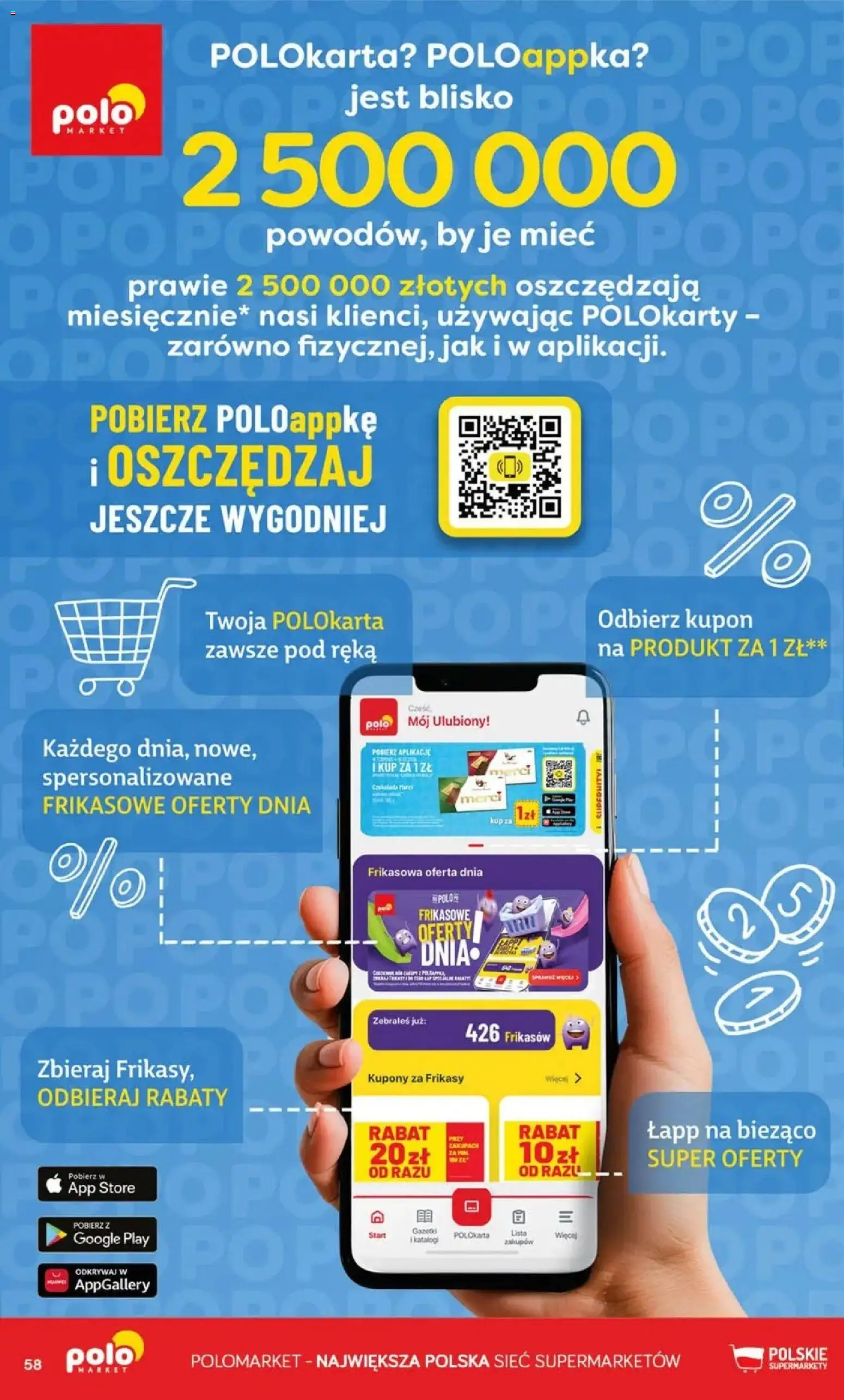 Nowa POLOmarket gazetka od jutra 12.08.2026 | Strona: 58 | Produkty: Merci