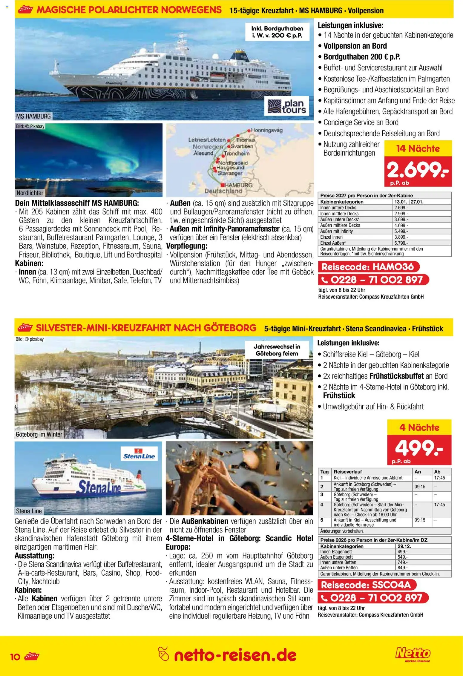 Netto Reisen Prospekt 	 – gültig ab 28.05.2026 | Seite: 10