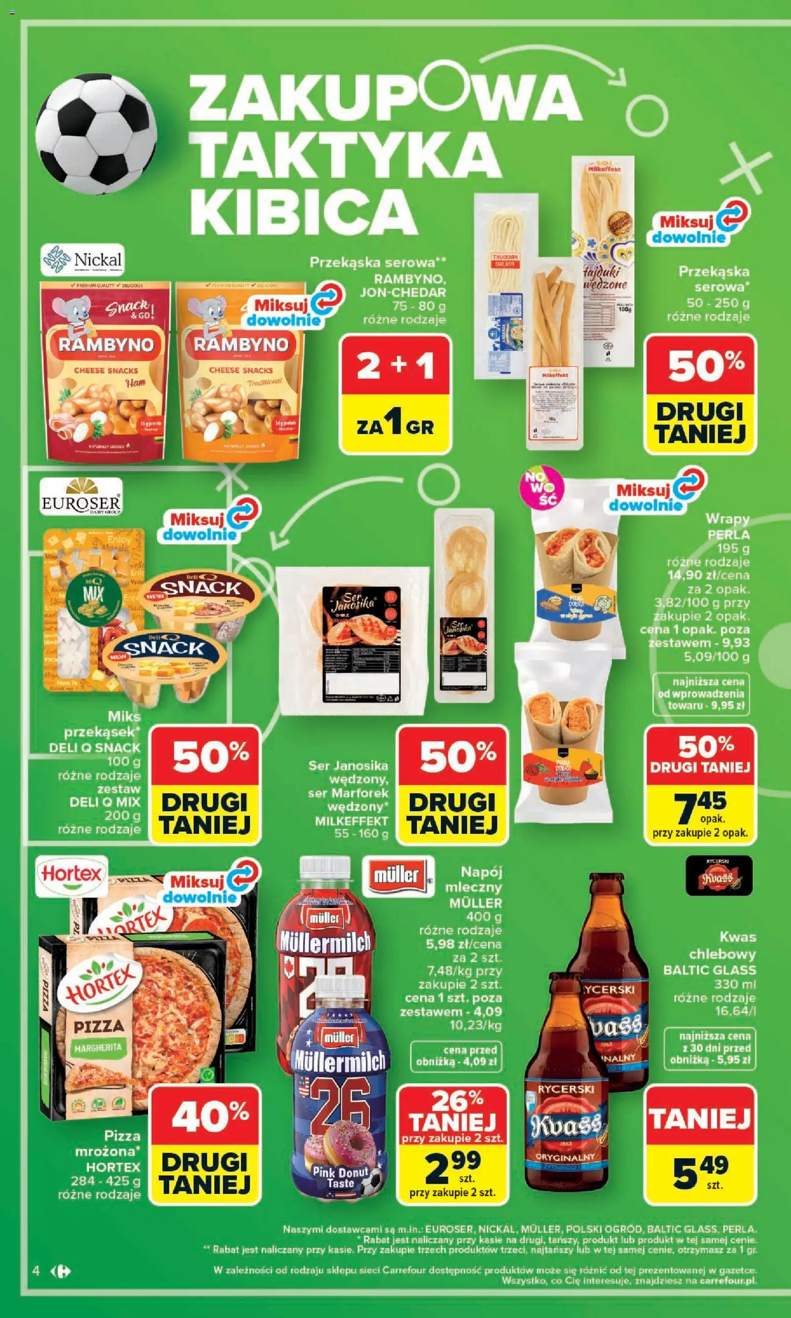 Carrefour gazetka - Zakupowa taktyka kibica od 01.06.2026 | Strona: 4
