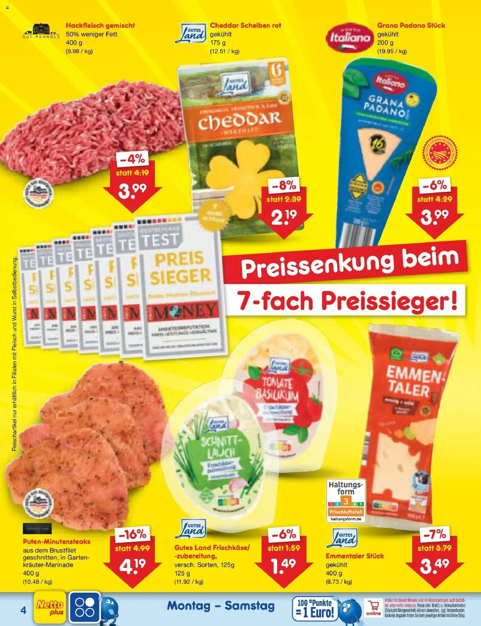 Netto Marken-Discount Prospekt Nordhausen – gültig ab 21.06.2026 | Seite: 6 | Produkte: Wurst, Fleisch, Hackfleisch
