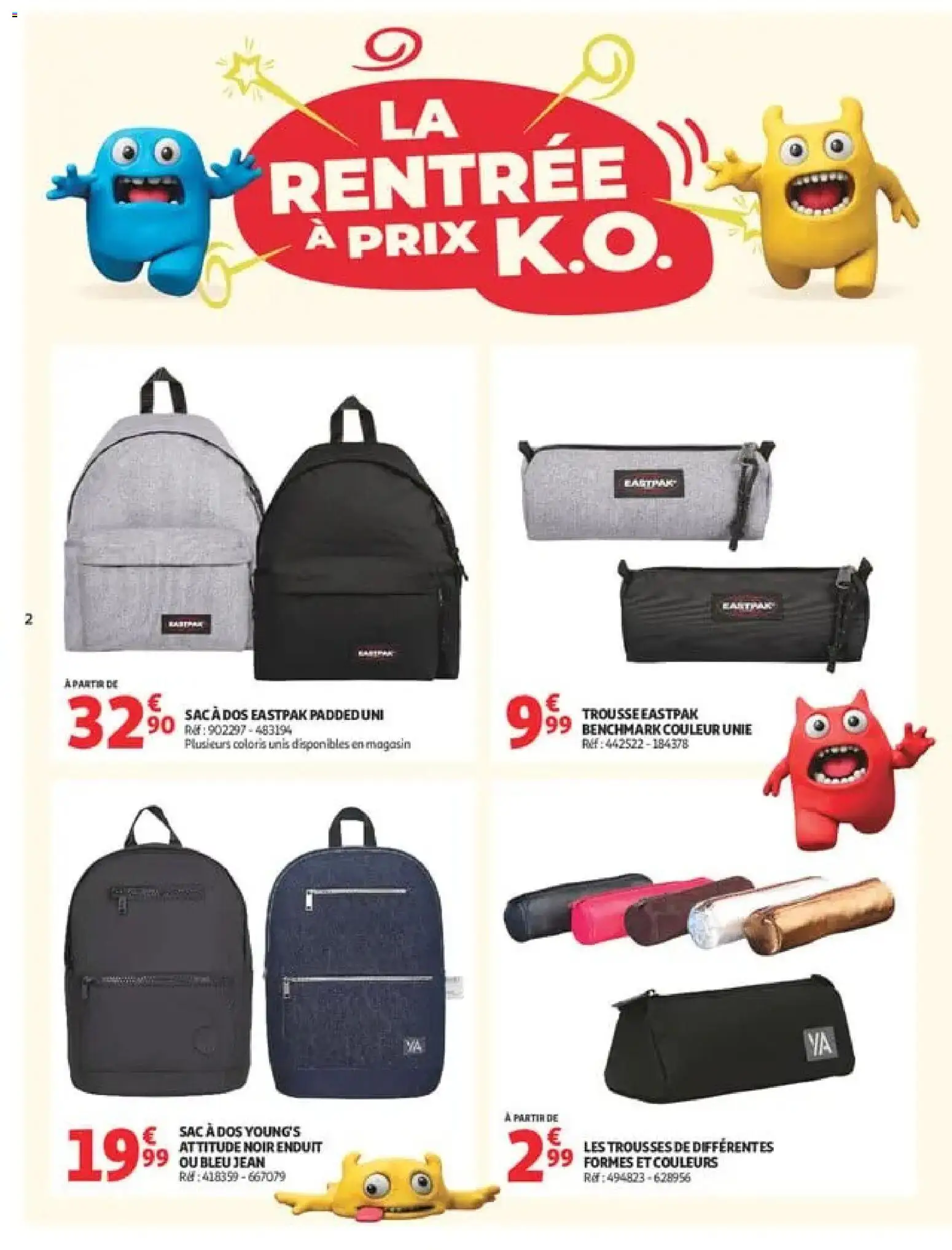 {H1} | Page: 2 | Produits: Sac, Jean, Sac à dos