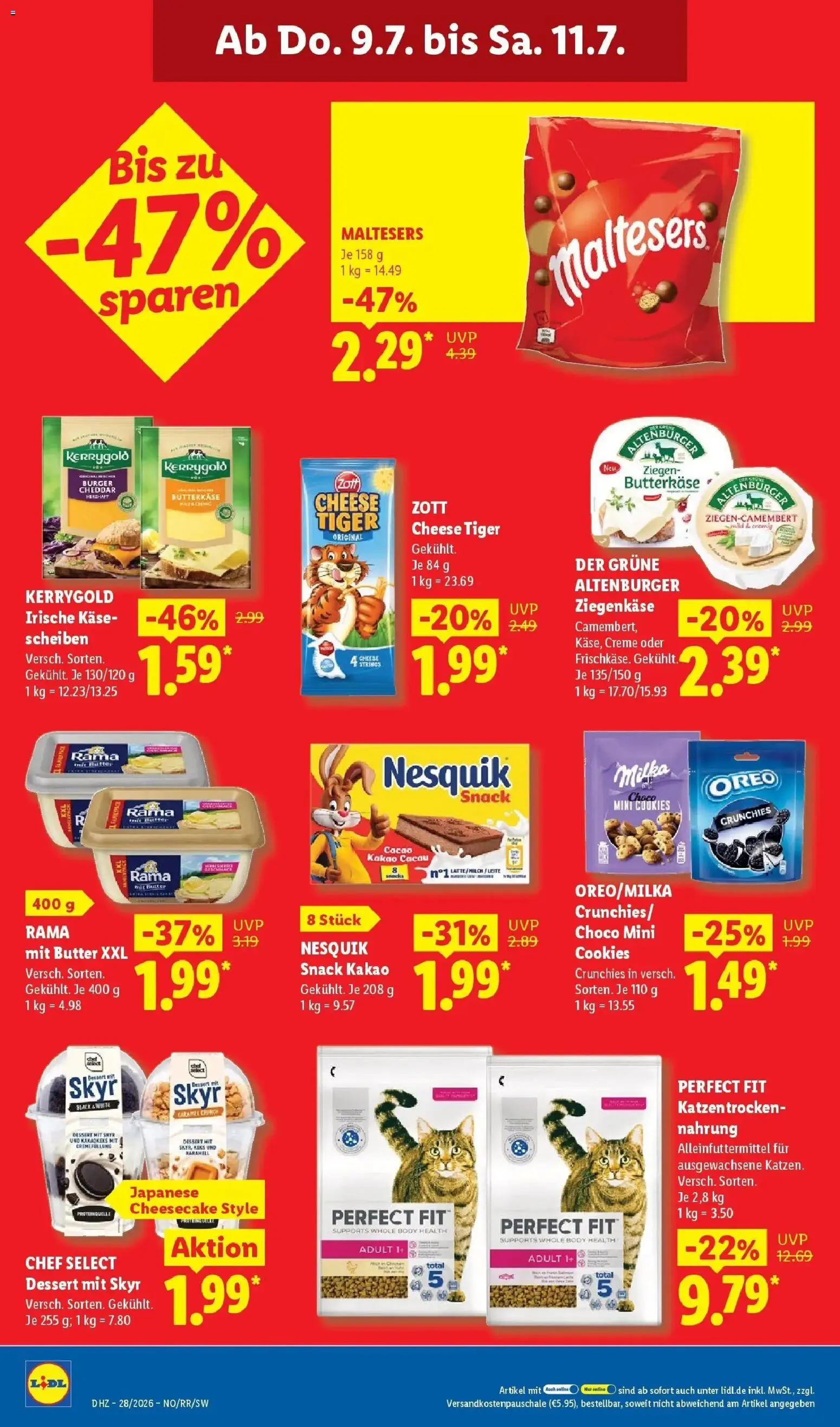 Lidl Prospekt Wahlstedt – gültig ab 06.07.2026 | Seite: 58 | Produkte: Nesquik, Milka, Creme, Skyr
