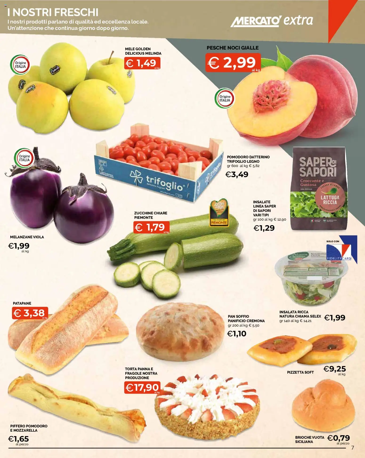 Volantino Mercatò del 18.06.2026 | Pagina: 7 | Prodotti: Mele, Pomodoro, Noci, Torta