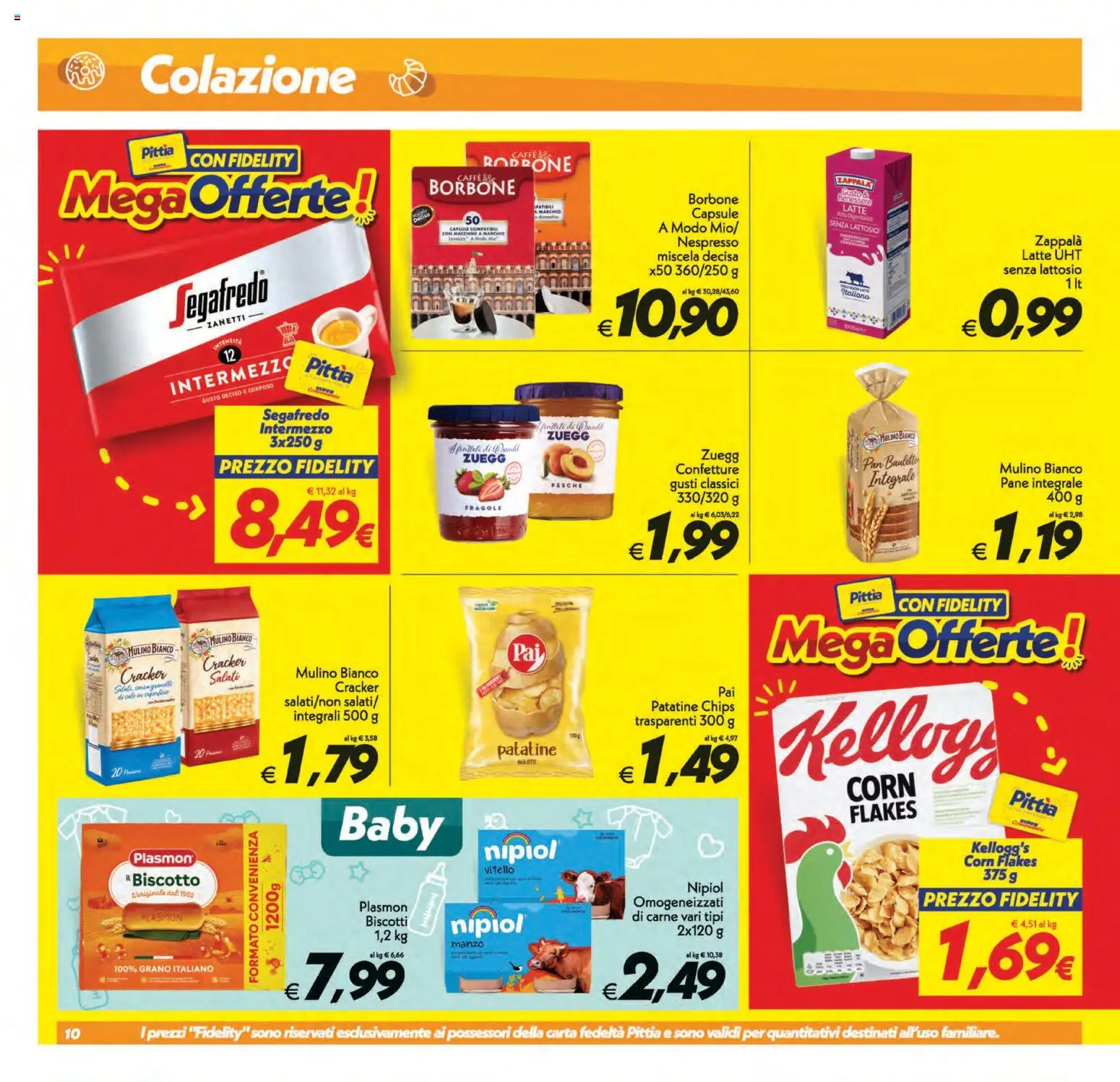 Volantino SuperConveniente del 01/09/2026 | Pagina: 10 | Prodotti: Manzo, Biscotti, Cracker, Carne