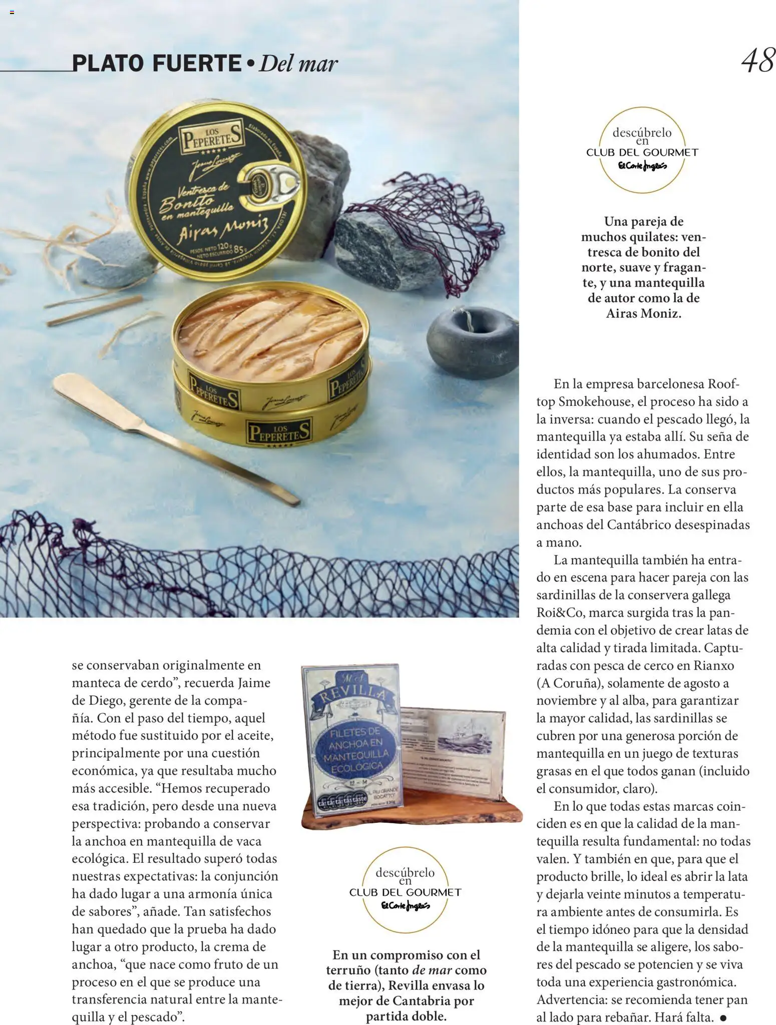 El Corte Inglés ofertas │ válido desde el 22/06/2026 | Página: 48 | Productos: Anchoas, Sardinillas, Pan, Pescado