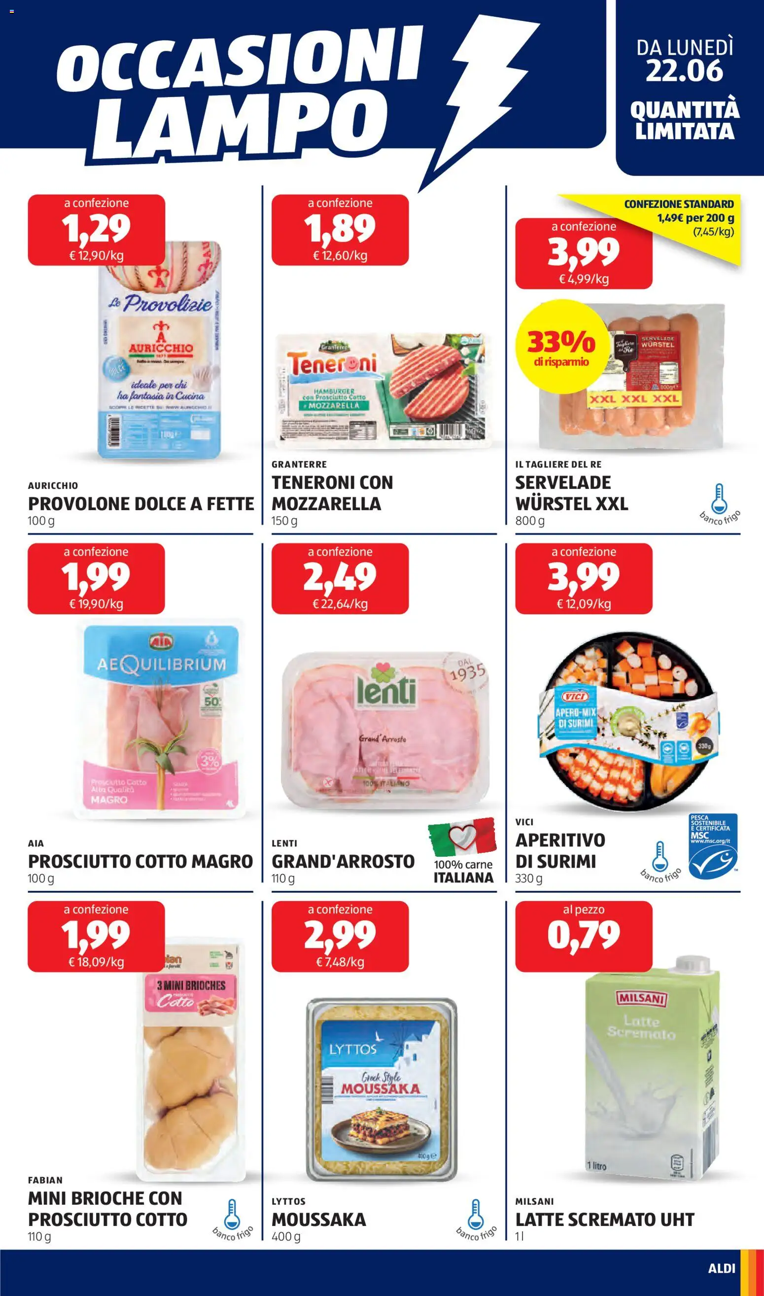 Volantino Aldi del 22.06.2026 | Pagina: 13