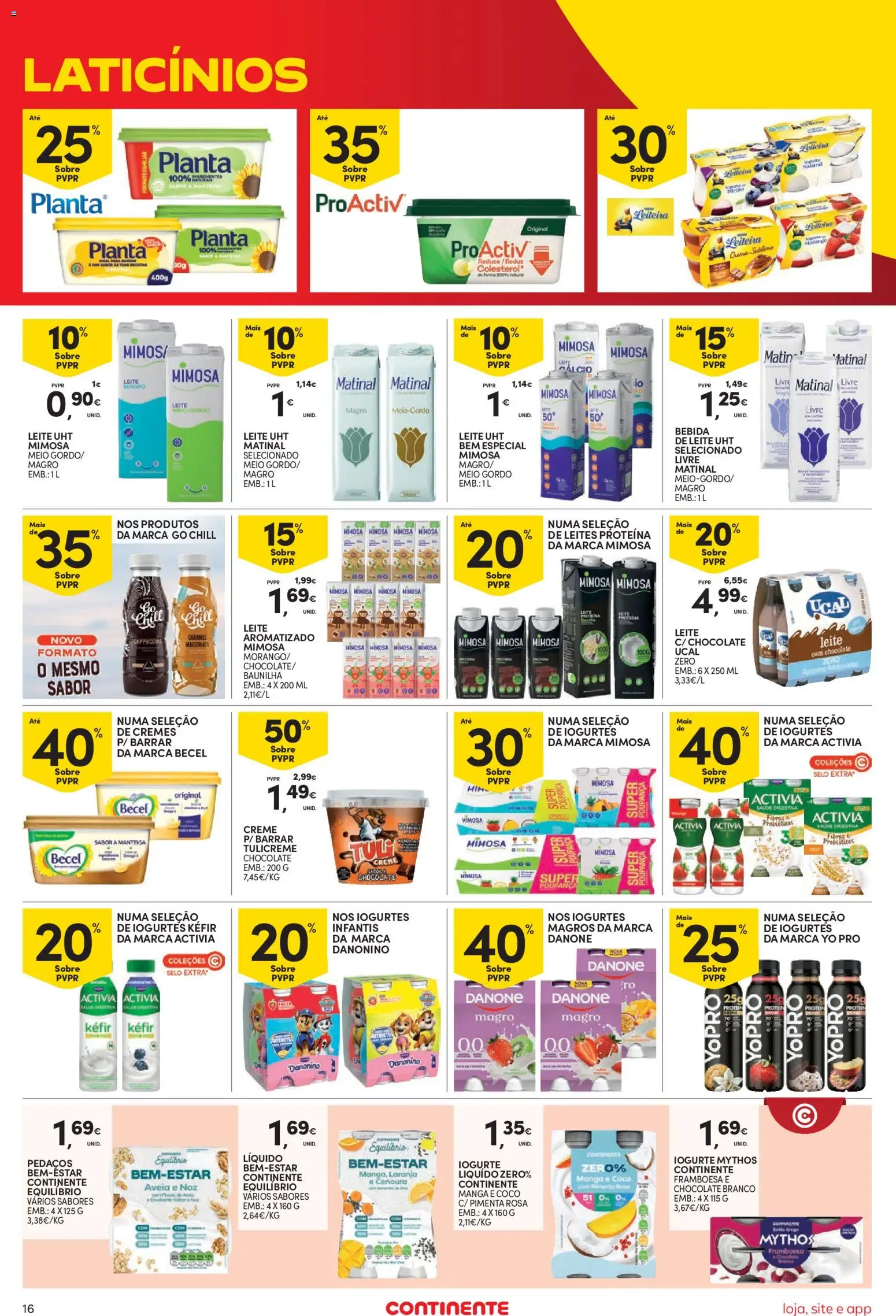 Continente Semanal Continente Bom Dia │ válido de 07/07/2026 | Página: 18 | Produtos: Pimenta, Probióticos, Manteiga, Proteina