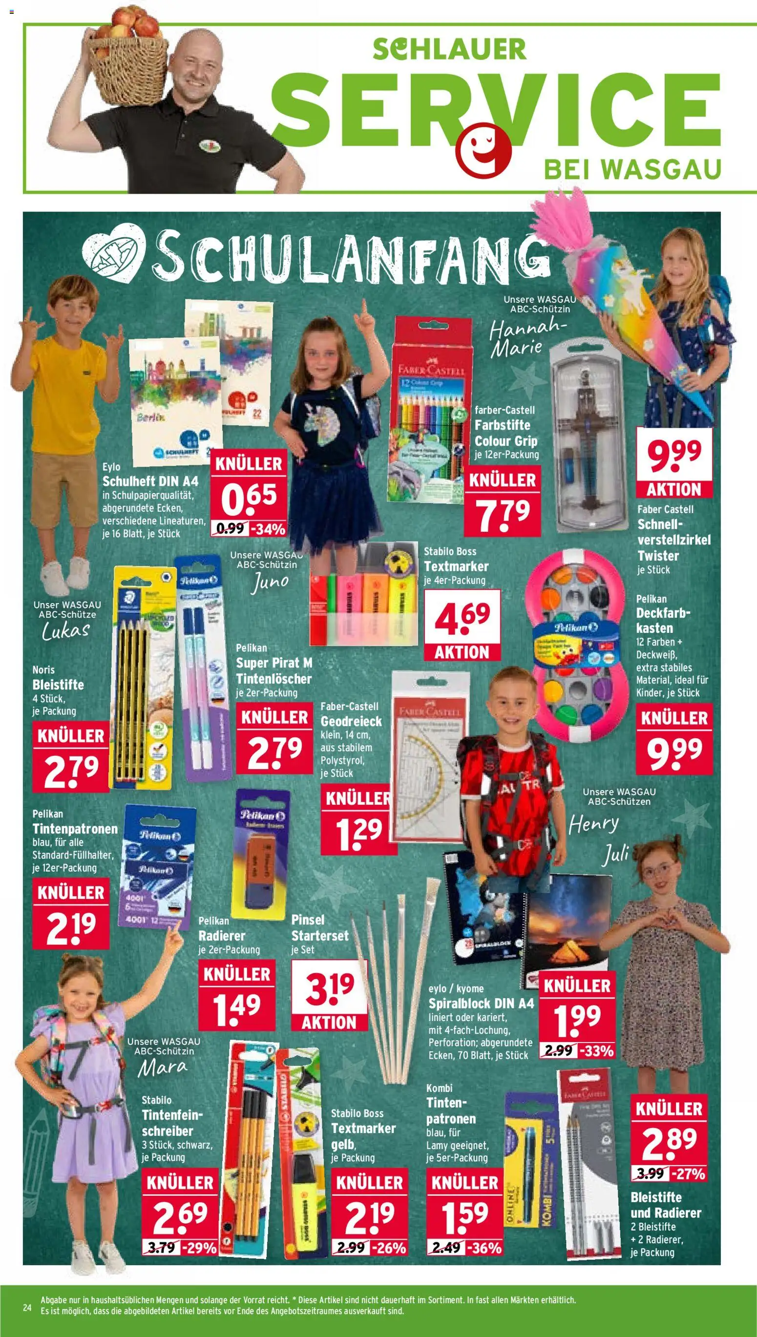 Wasgau Prospekt – gültig ab 10.08.2026 | Seite: 24 | Produkte: Pinsel