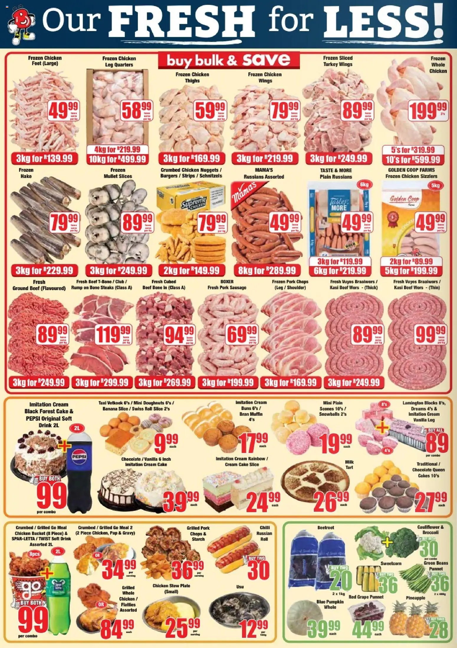 New Boxer catalogue – valid from 08/10/2026 | Page: 2 | Products: Beans, Milk, Burgers, Sausage