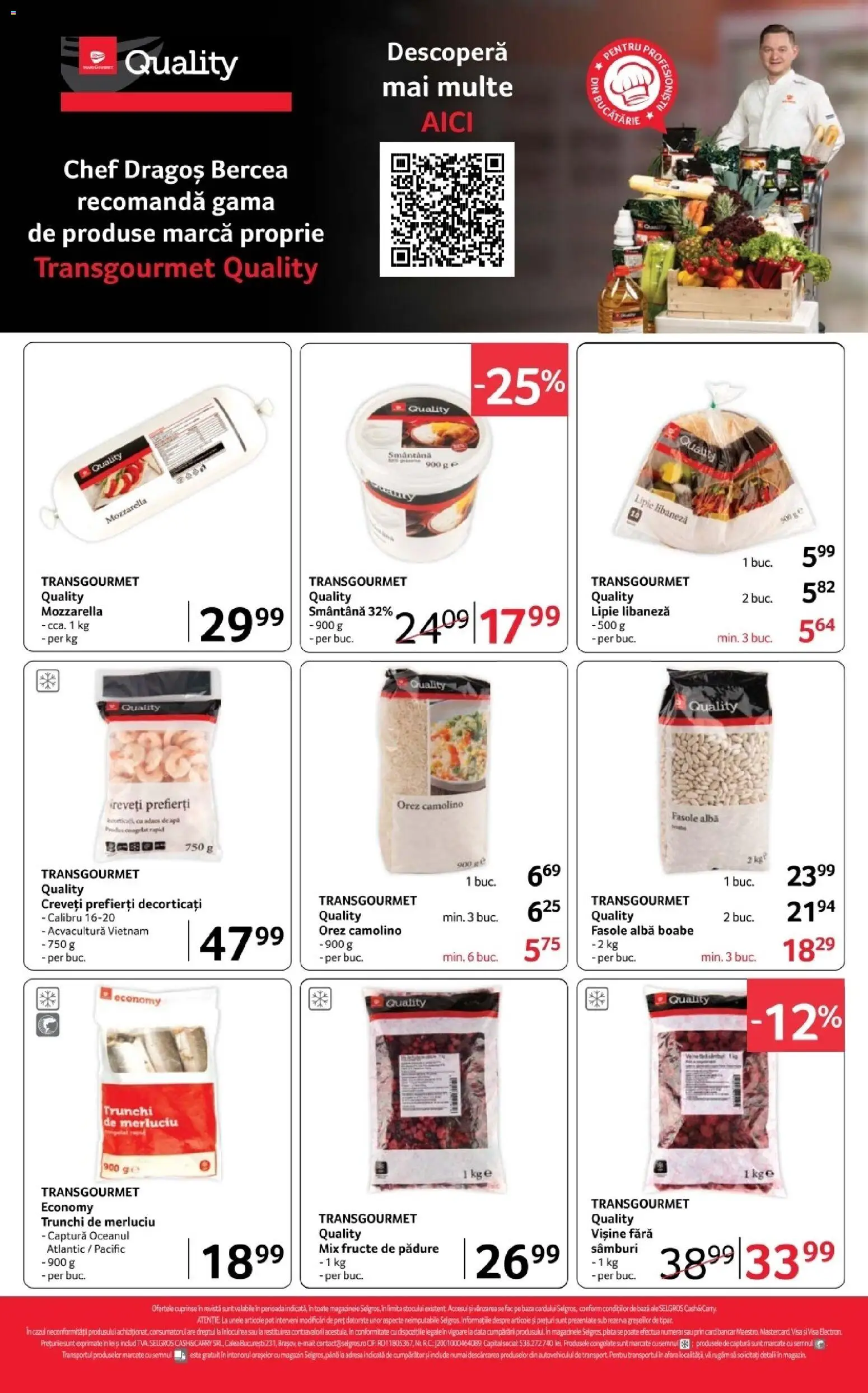 Noul catalog Selgros – valabil de la 30.10.2026 | Pagină: 20 | Produse: Pate, Fructe de pădure, Smântână, Fasole albă
