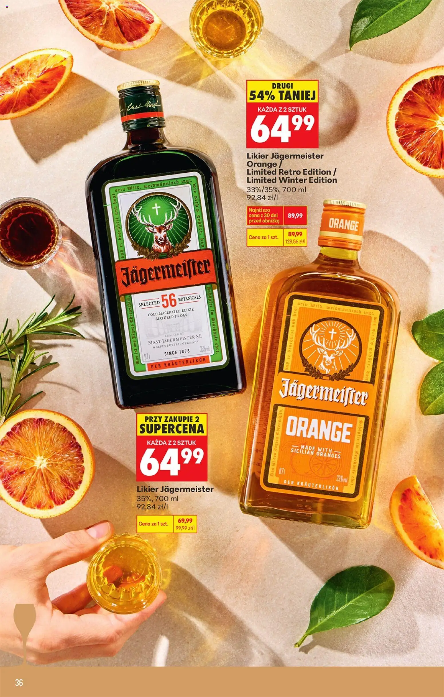 Biedronka Polsko leták - Czas na toast od 20.04.2026 | Strana: 36 | Produkty: Jägermeister
